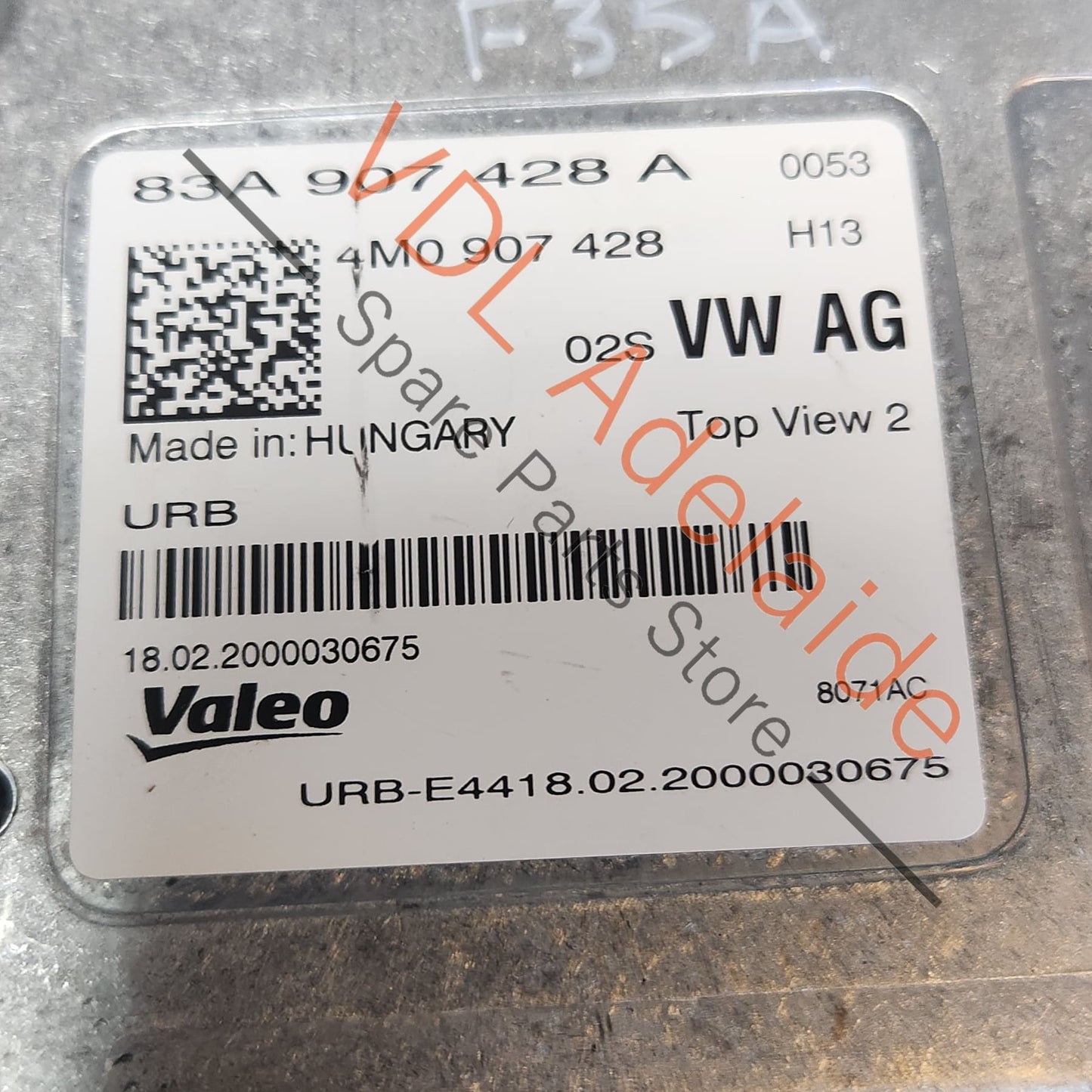 83A907428A 4M0907428 Audi Real Top View Camera Control Module 83A907428A 4M0907428