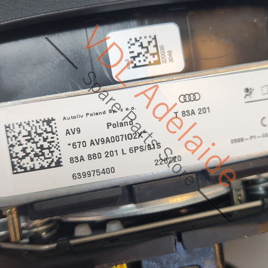 83A880201N 83A880201L Audi RSQ3 F3 Steering Wheel Airbag 83A880201L 6PS 83A880201N 6PS