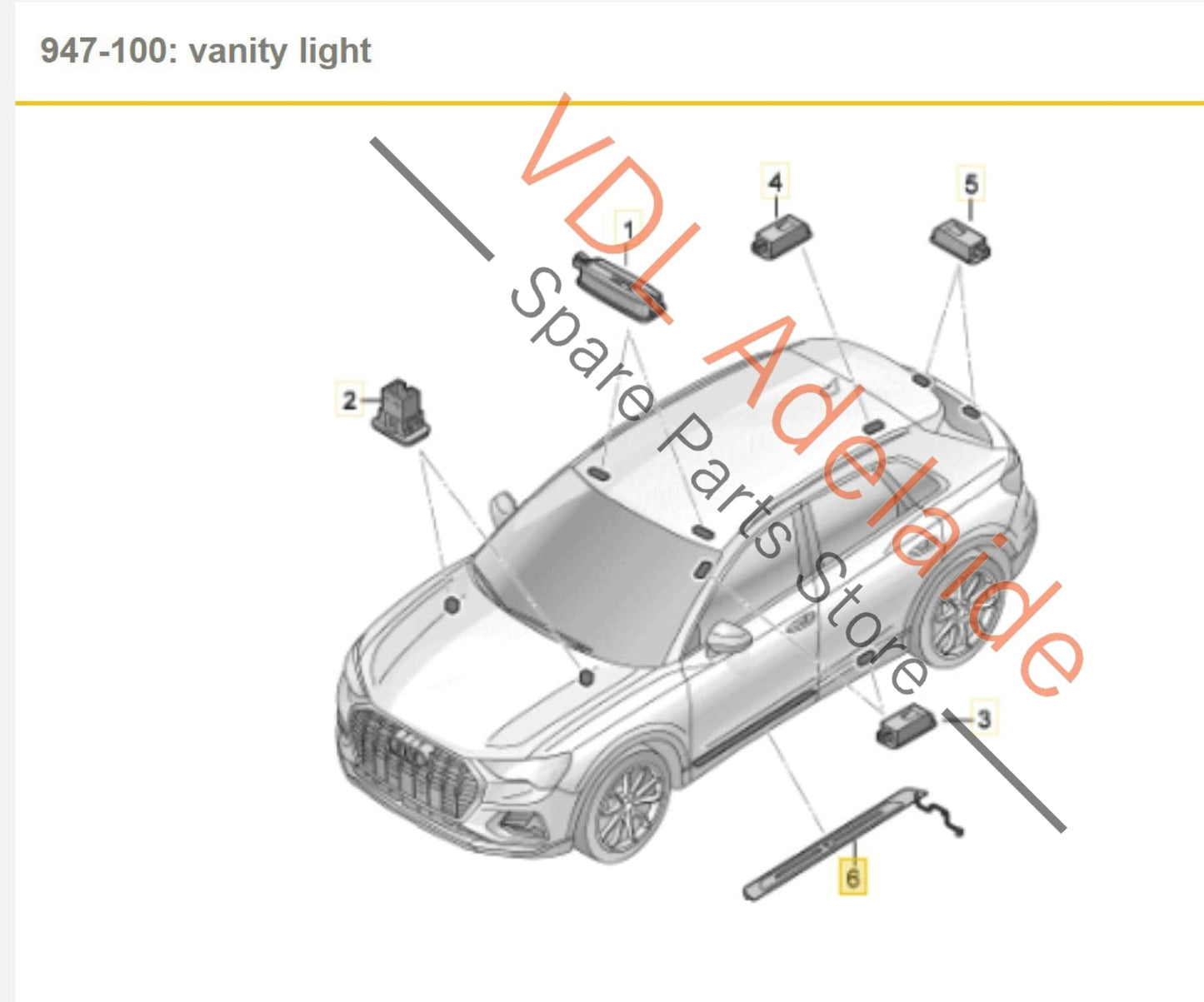 83A947417B 83A947418B Audi RSQ3 F3 Pair of Illuminated Door Trim Scuff Plates Trim 83A947418B 83A947417B