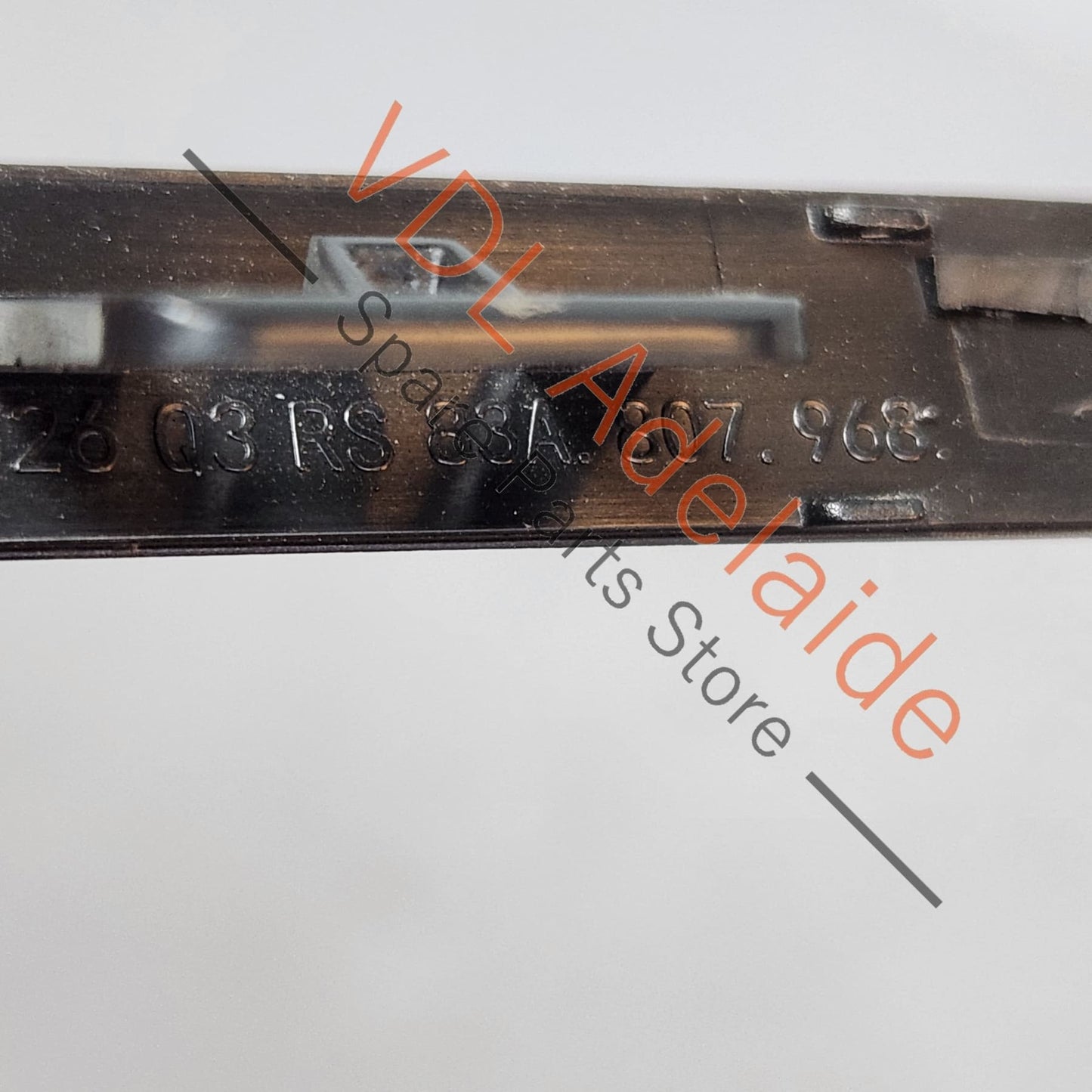 83A807968 Audi RSQ3 F3 Front Bumper Black Trim Strip Right Side Next to Grille 83A807968