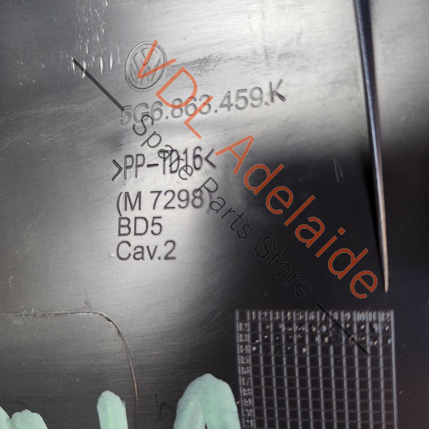 5G6863459K82V VW Golf MK7 Rear Hatch Boot Cargo Load Edge Trim Strip Interior Trim 5G6863459K 82V