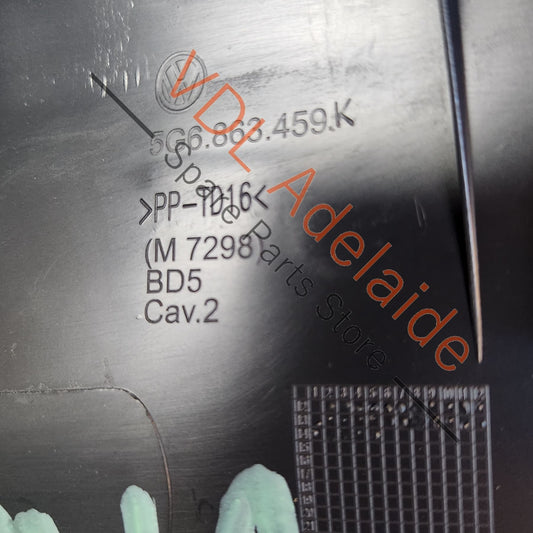 5G6863459K82V VW Golf MK7 Rear Hatch Boot Cargo Load Edge Trim Strip Interior Trim 5G6863459K 82V