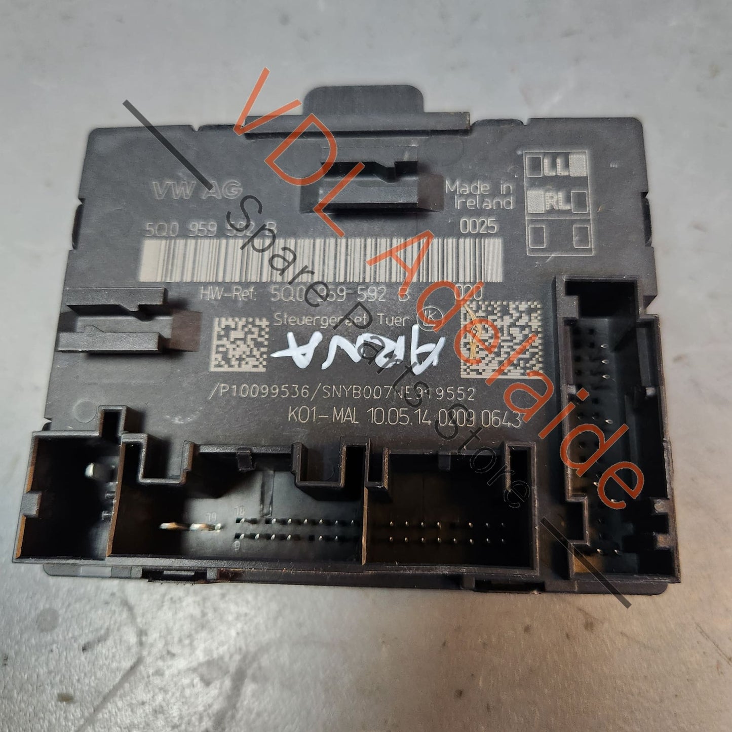 5Q0959592B VW Golf GTi R Mk7 Front Passenger Door Control Module Unit RHD 5Q0959592B