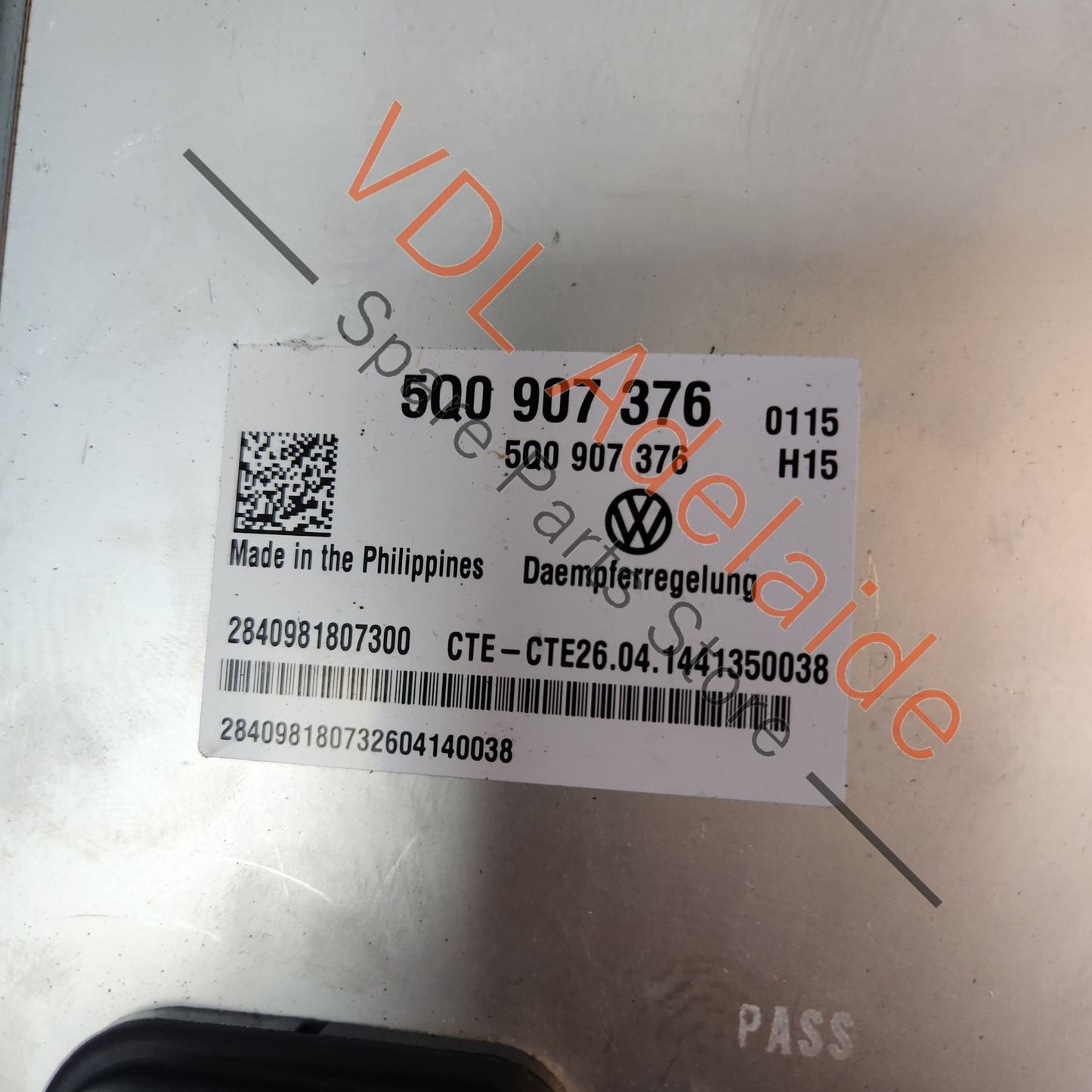 5Q0907376 5Q0907376B VW Golf MK7 DCC Active Suspension Control Unit Module for electronic regulated damping 5Q0907376 5Q0907376B