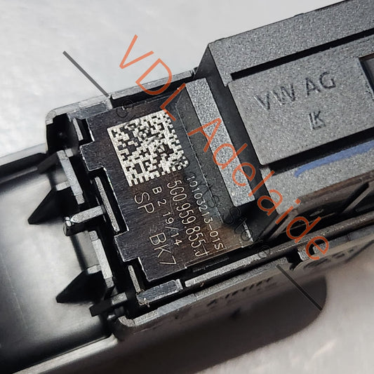 5G0959855F    Genuine OEM VW Tiguan Golf Mk7 Passenger Electric Window Switch 5G0959855F