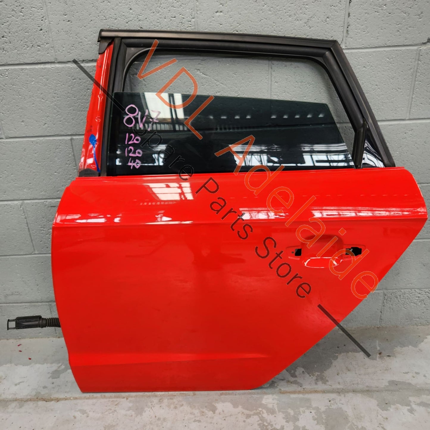 8V4833051B 8V4845205 Audi A3 S3 RS3 8V Hatch Sportback Rear Left Door Shell Panel 8V4833051B 8V4845205 Y6Y6 Y6 / Y3T Catalunya Red Metallic