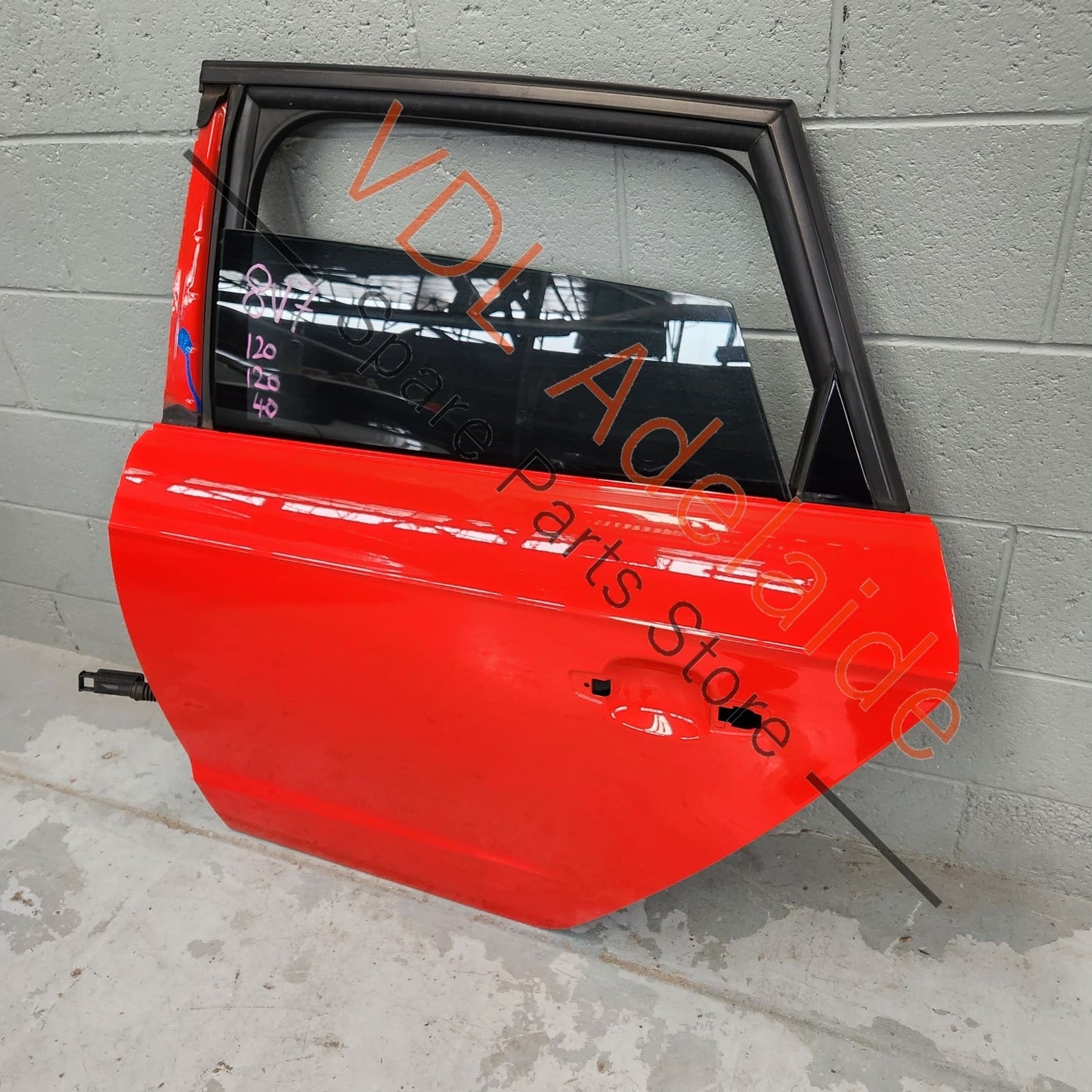 8V4833051B 8V4845205 Audi A3 S3 RS3 8V Hatch Sportback Rear Left Door Shell Panel 8V4833051B 8V4845205 Y6Y6 Y6 / Y3T Catalunya Red Metallic