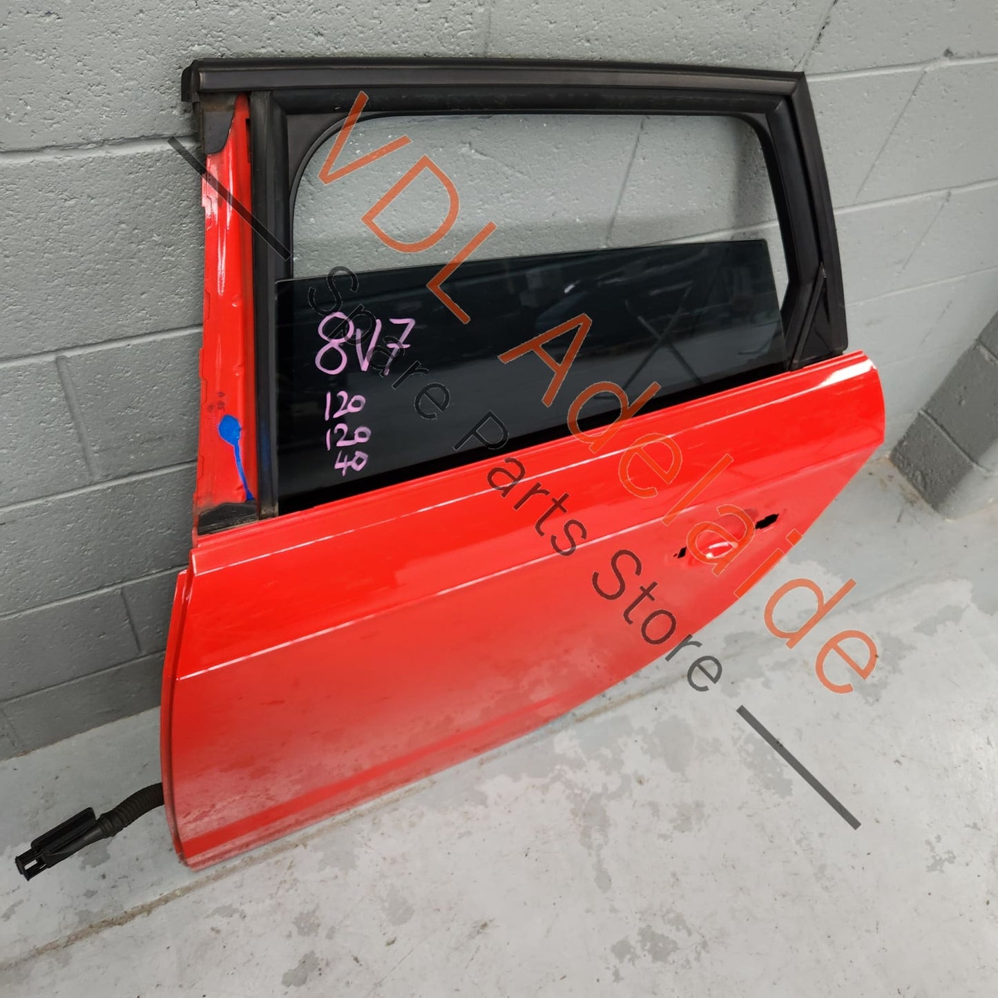8V4833051B 8V4845205 Audi A3 S3 RS3 8V Hatch Sportback Rear Left Door Shell Panel 8V4833051B 8V4845205 Y6Y6 Y6 / Y3T Catalunya Red Metallic