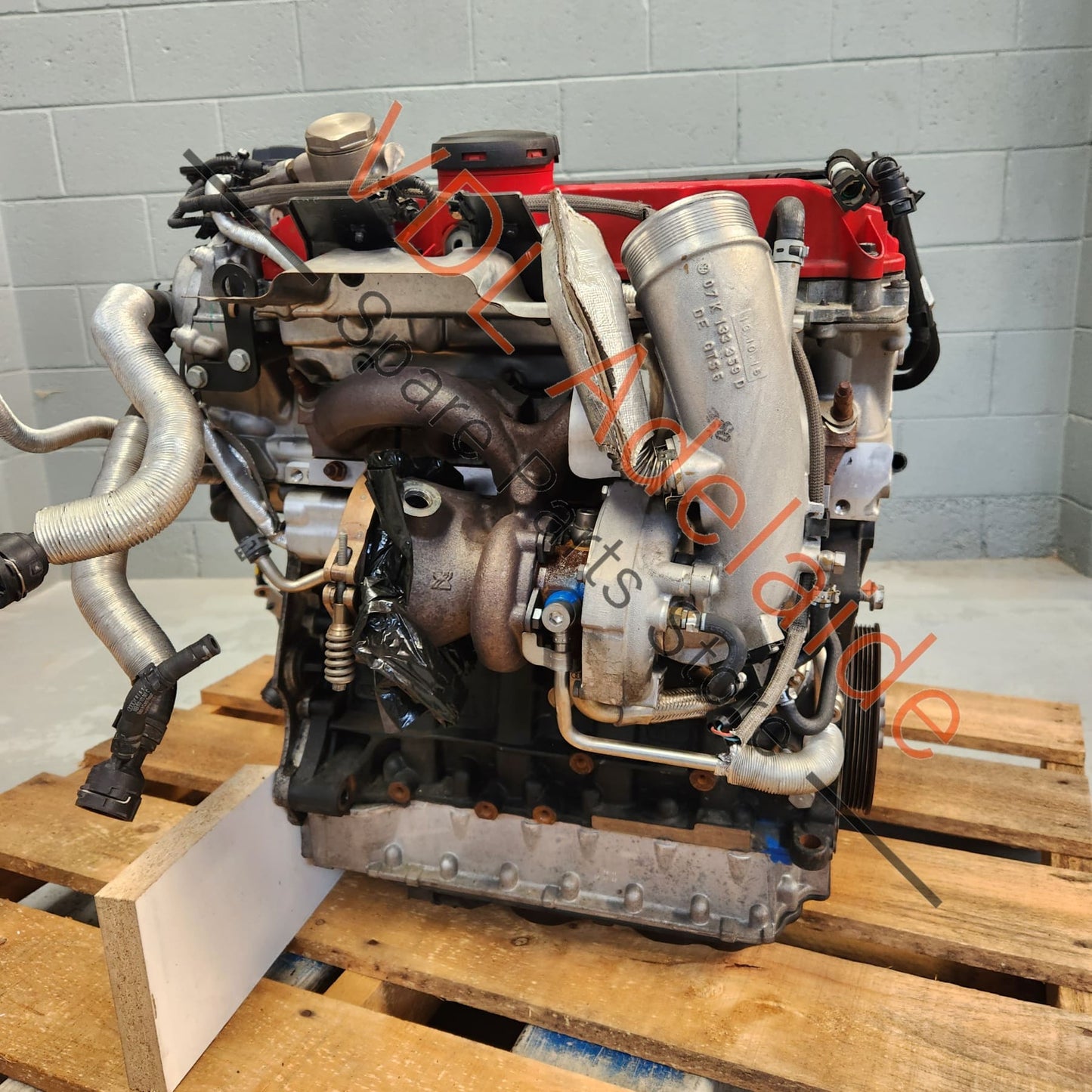 07K100032H Audi RS3 8V Iron Block CZGB CZG 270kw 5cyl Complete Motor Engine w Turbo, Wiring & Hoses