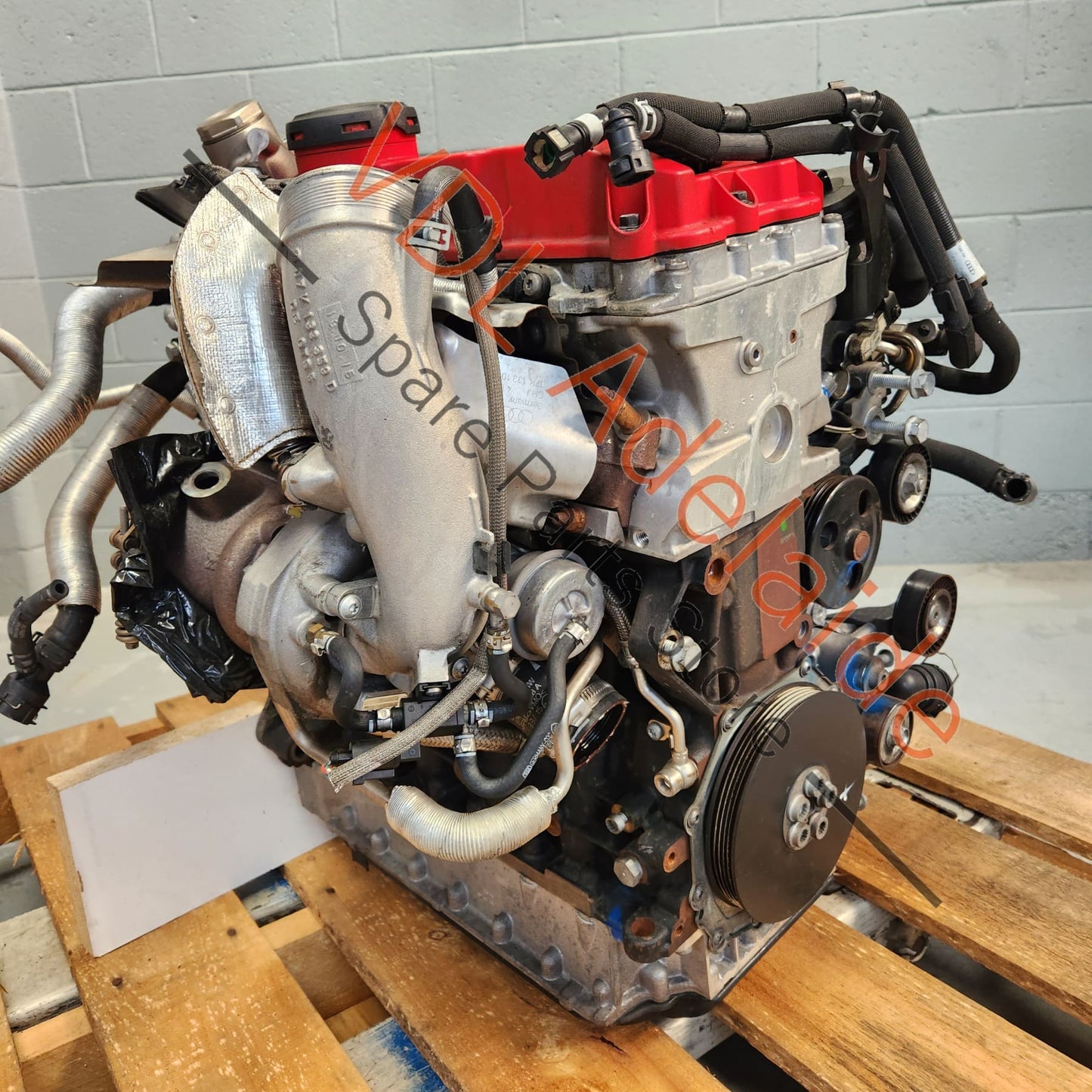 07K100032H Audi RS3 8V Iron Block CZGB CZG 270kw 5cyl Complete Motor Engine w Turbo, Wiring & Hoses