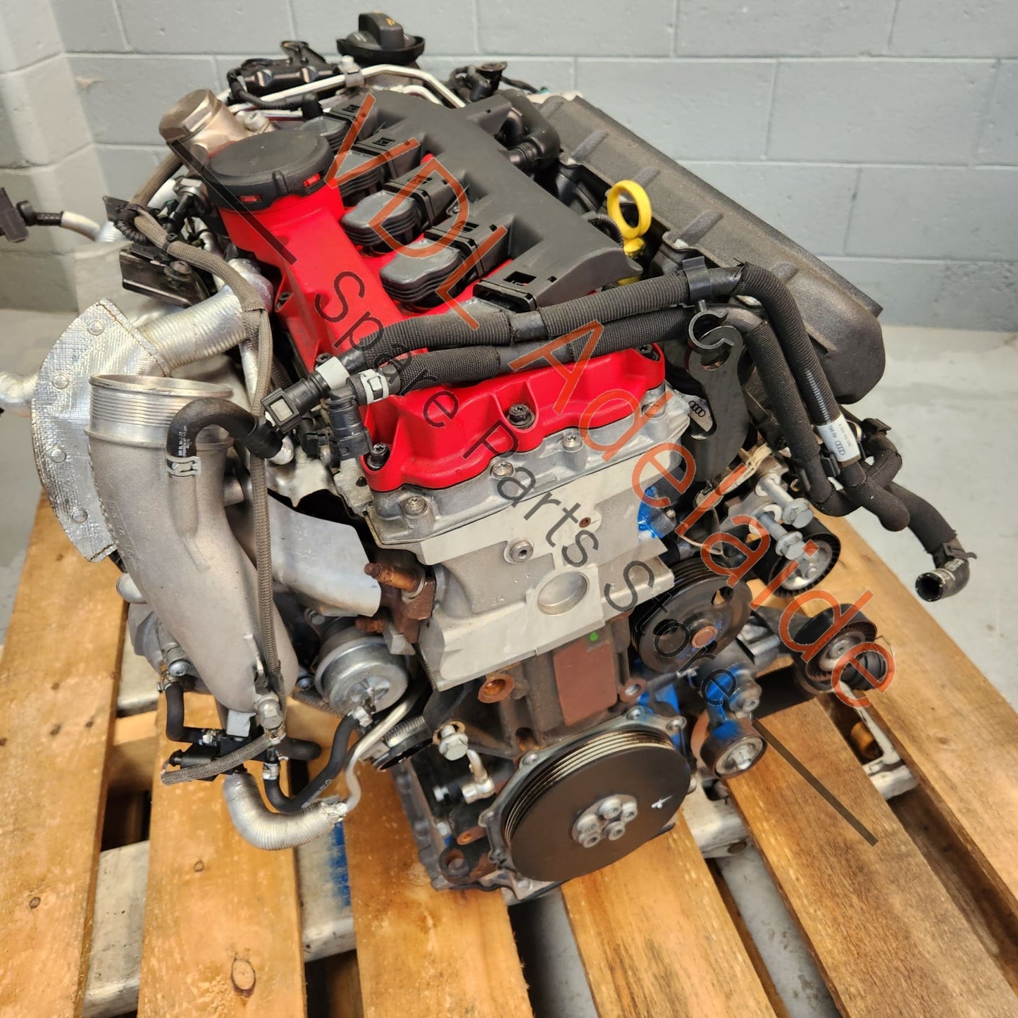 07K100032H Audi RS3 8V Iron Block CZGB CZG 270kw 5cyl Complete Motor Engine w Turbo, Wiring & Hoses