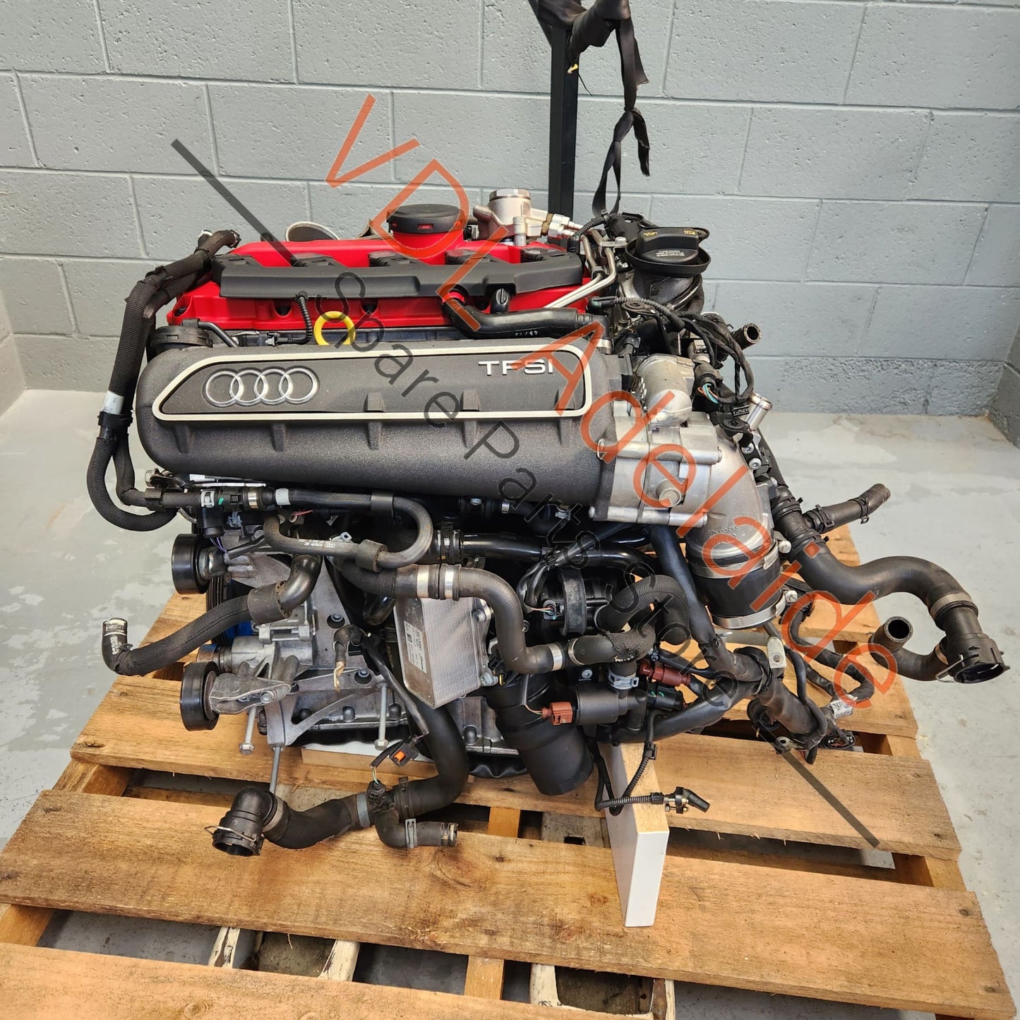 07K100032H Audi RS3 8V Iron Block CZGB CZG 270kw 5cyl Complete Motor Engine w Turbo, Wiring & Hoses