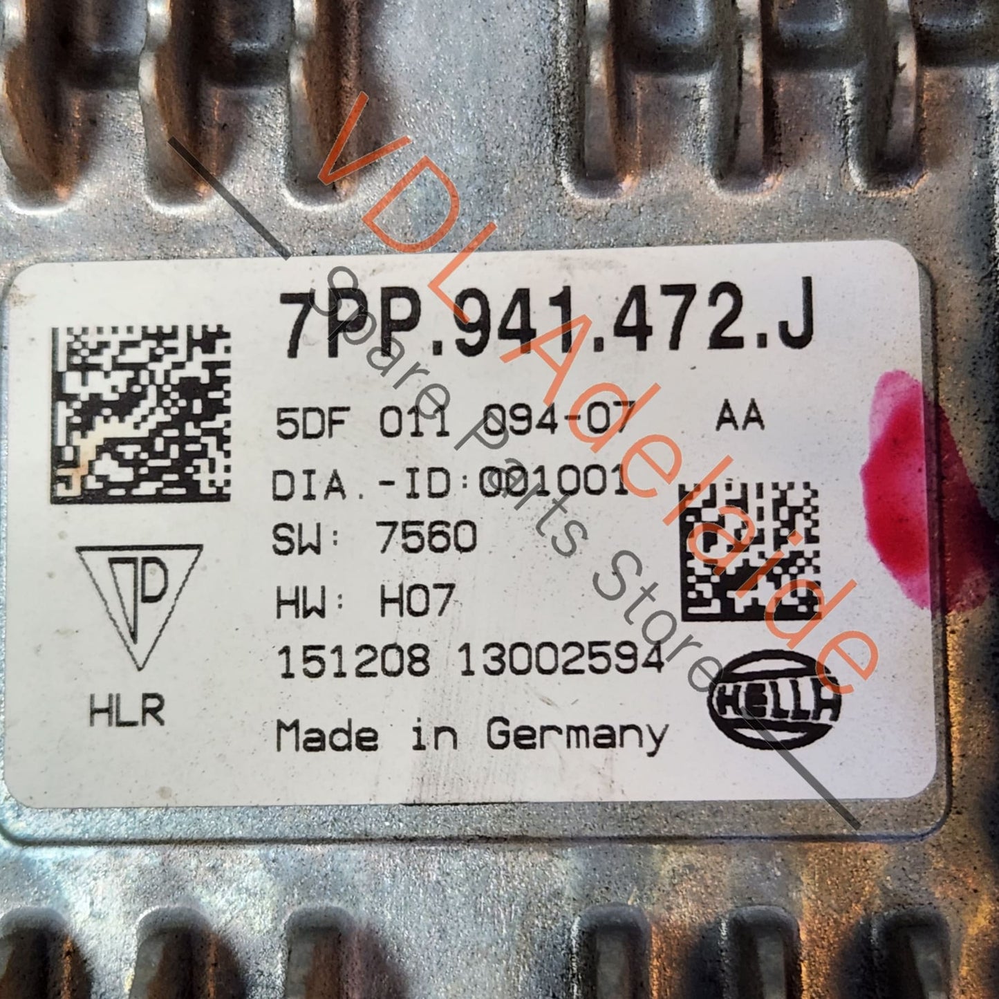 7PP941472J Audi LED Headlight Control Module 7PP941472J