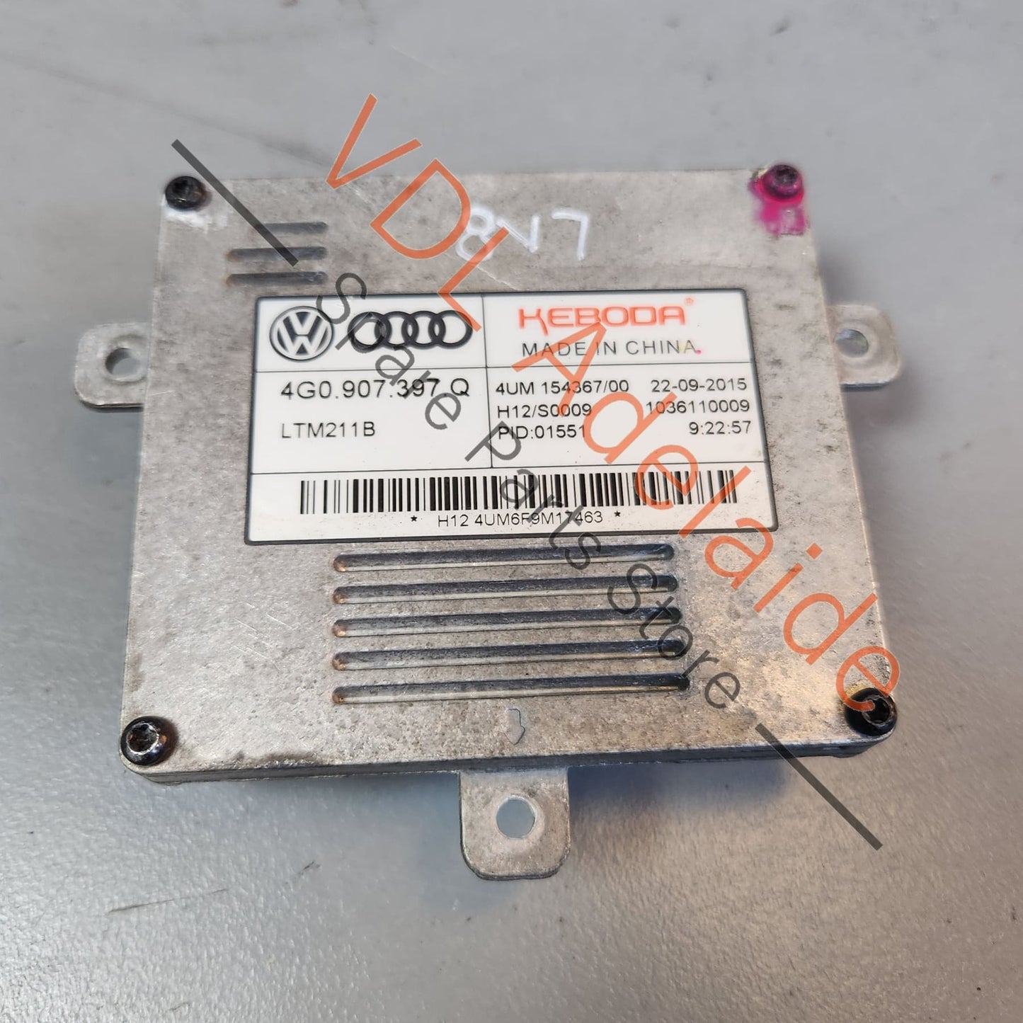 4G0907397Q Audi Headlight Module for Day Driving Lights 4G0907397Q