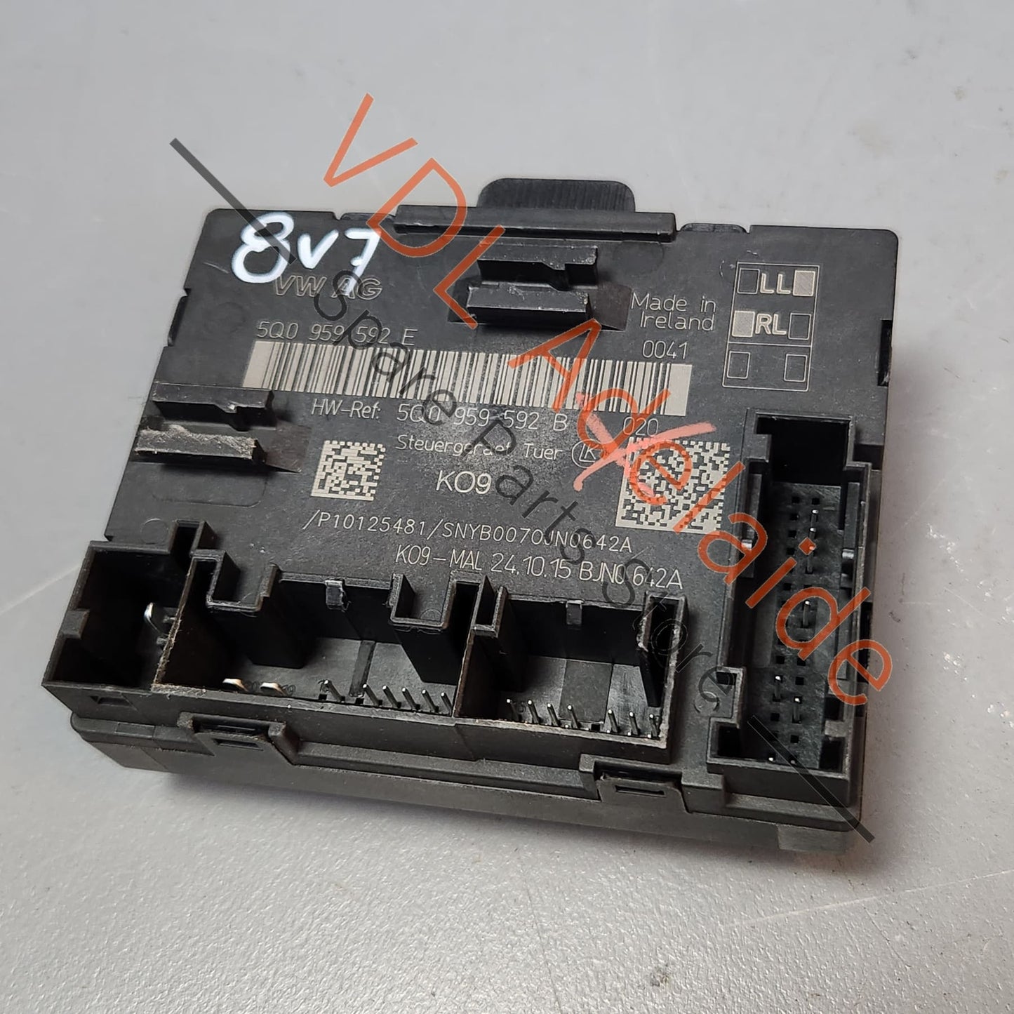 5Q0959592E 5Q0959592B Audi RS3 S3 A3 8V Front Passengers Door Control Unit 5Q0959592E