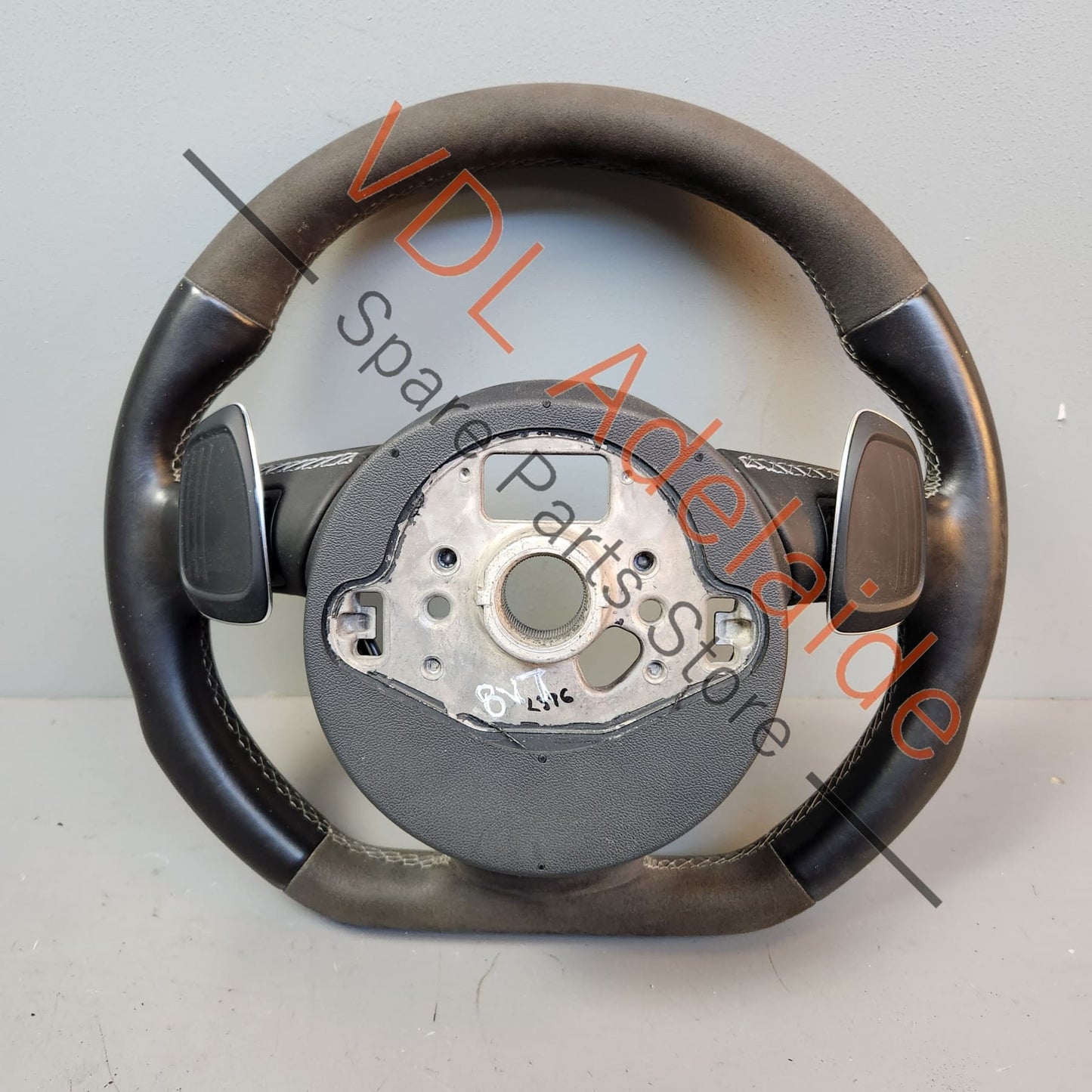 8V0419091AG Audi A3 S3 RS3 8V Alcantara Flat Bottom Sport Steering Wheel Black 8V0419091AG MCY