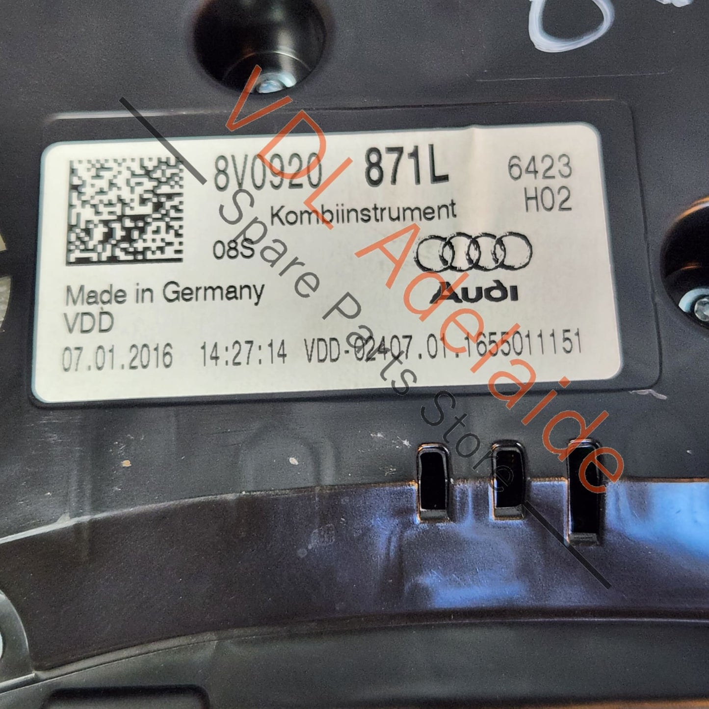 8V0920871L Audi RS3 8V Drivers Dash Gauge Cluster Instrument 8V0920871L