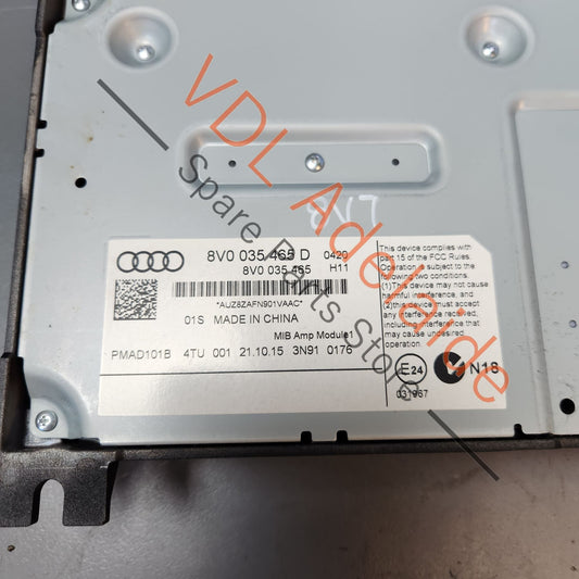 8V0035465D Audi A3 S3 RS3 8V Premium BOSE Amplifier for Sound System 8V0035465D