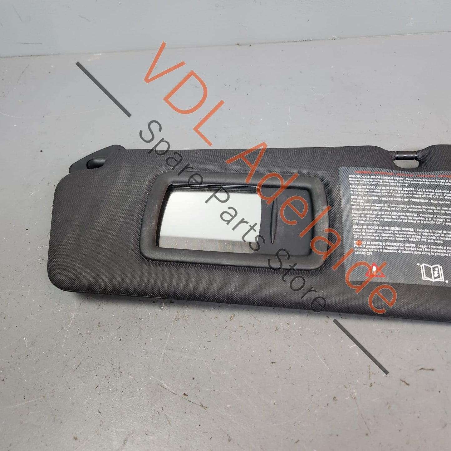 964013549R Renault Megane 3 D95 Left Side Sunvisor Sun Visor 964013549R Black