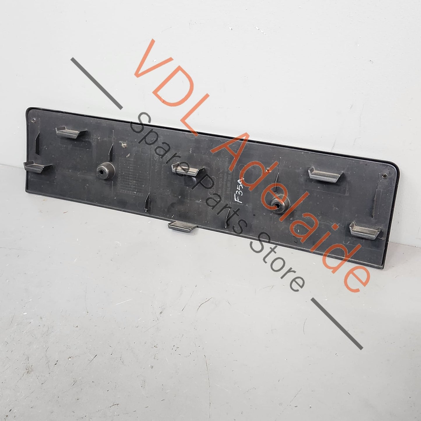 83A807287C Audi RSQ3 Front Bumper Number Lincence Plate Holder Bracket Trim 83A807287C