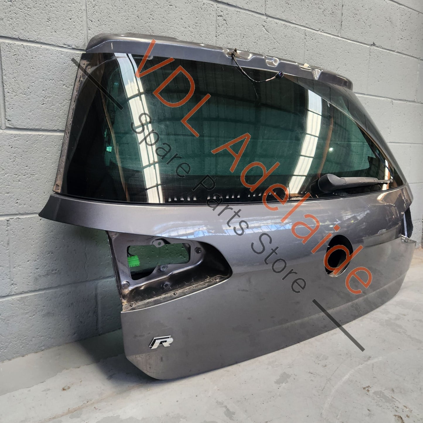 5G6827025AB 5G6845051R VW Golf MK7.5 Bootlid Boot Trunk Rear Hatch Lid Door Panel Shell w Tinted Glass Indium Grey LR7H X3X3 5G6827025AB 5G6845051R