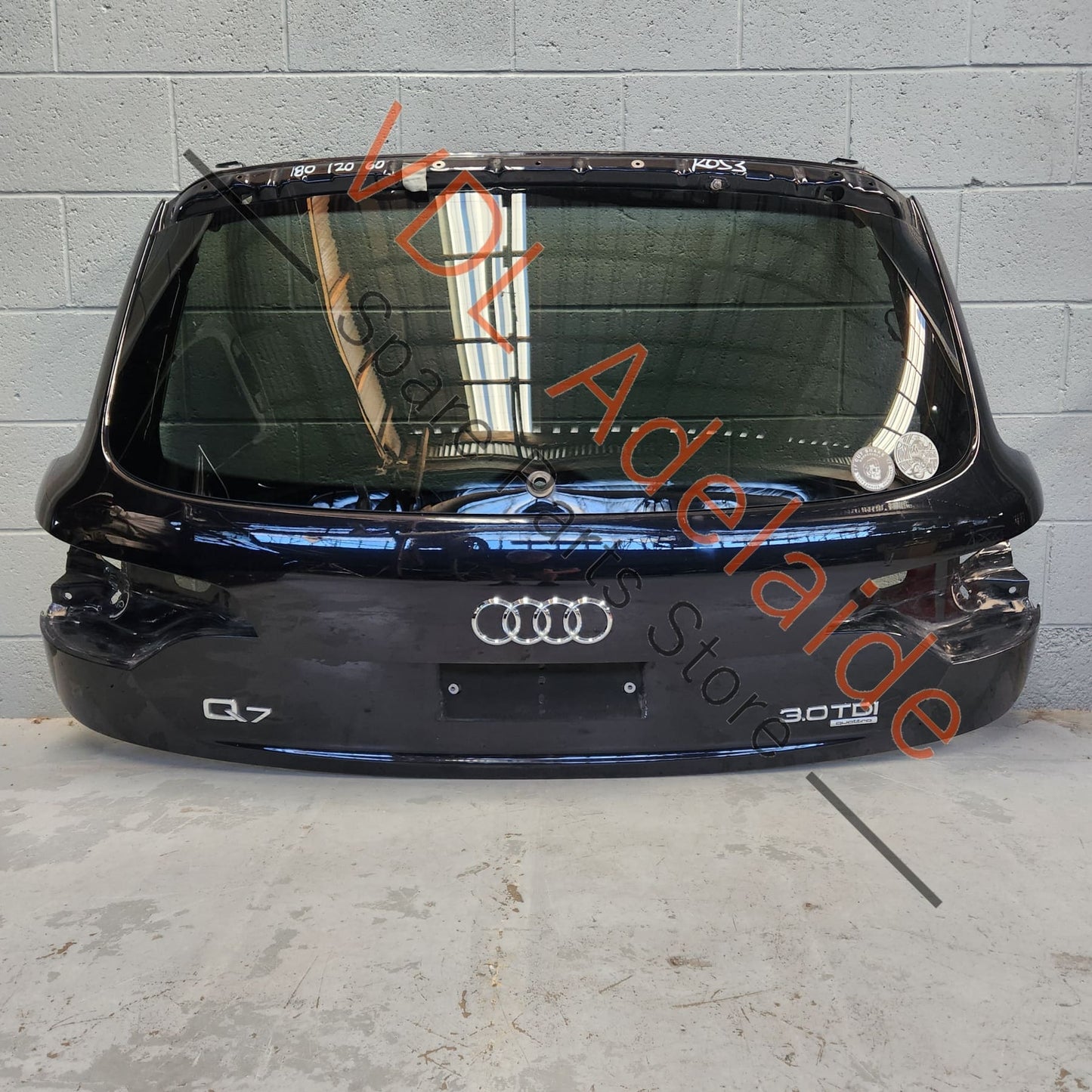 4L0827023B 4L0845501CNVB Audi Q7 4L Rear Hatch Boot Trunk Door Shell Panel incl Glass 4L0827023B 4L0845501C NVB 2T2T Orca Black Metallic