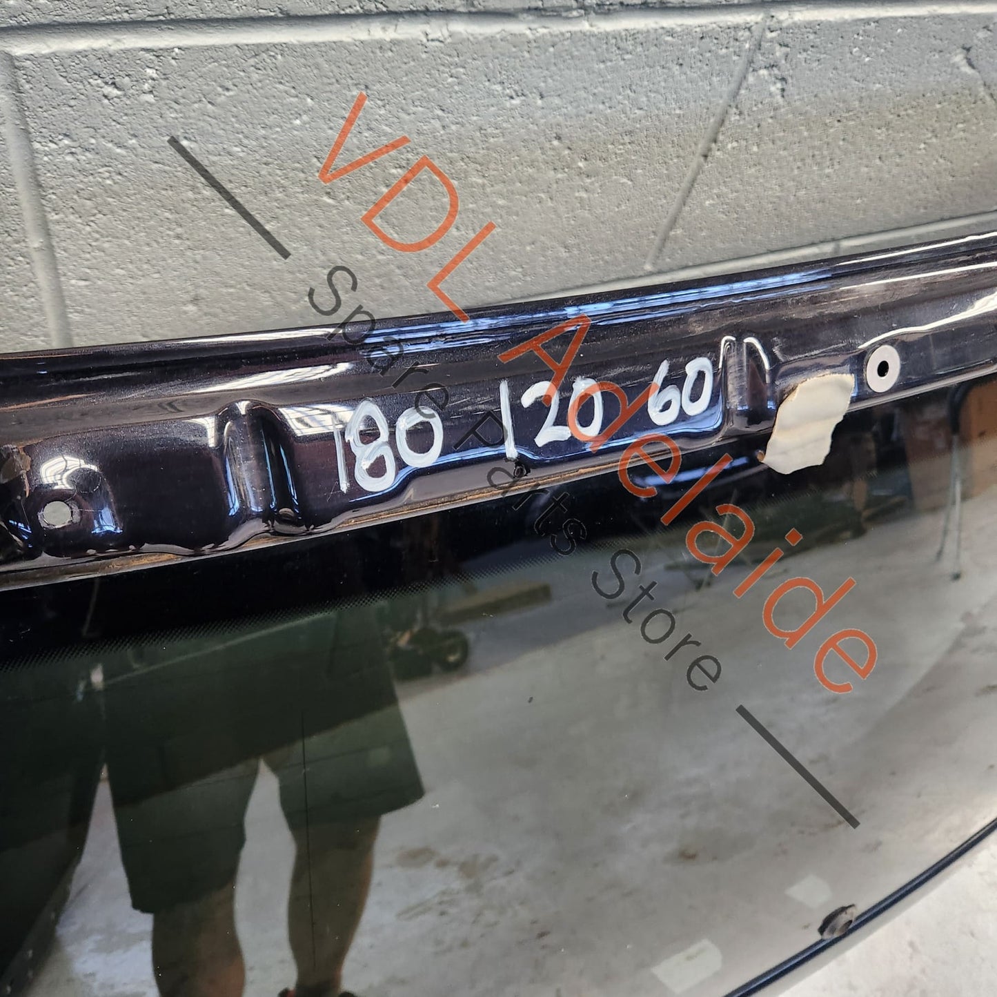 4L0827023B 4L0845501CNVB Audi Q7 4L Rear Hatch Boot Trunk Door Shell Panel incl Glass 4L0827023B 4L0845501C NVB 2T2T Orca Black Metallic