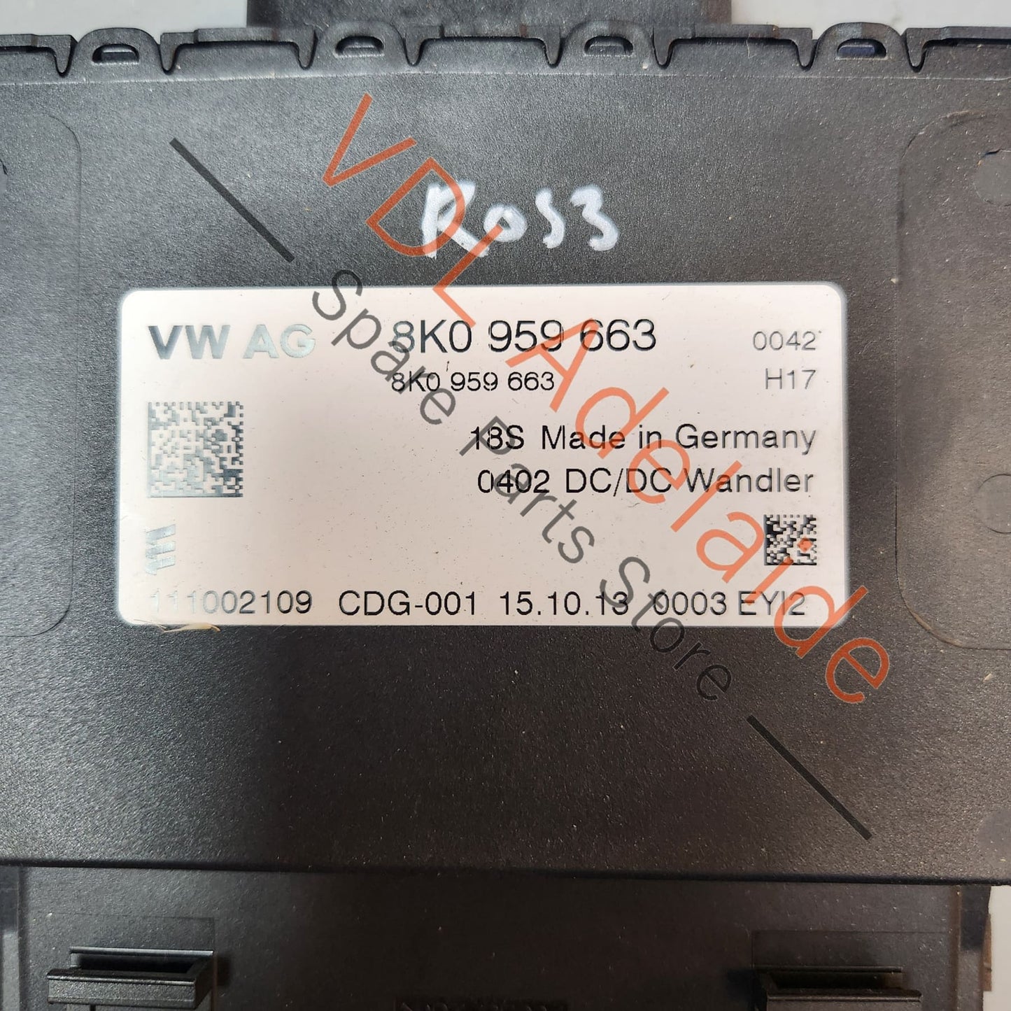 8K0959663 Audi Q7 4L Voltage Stabiliser Module 400W 8K0959663