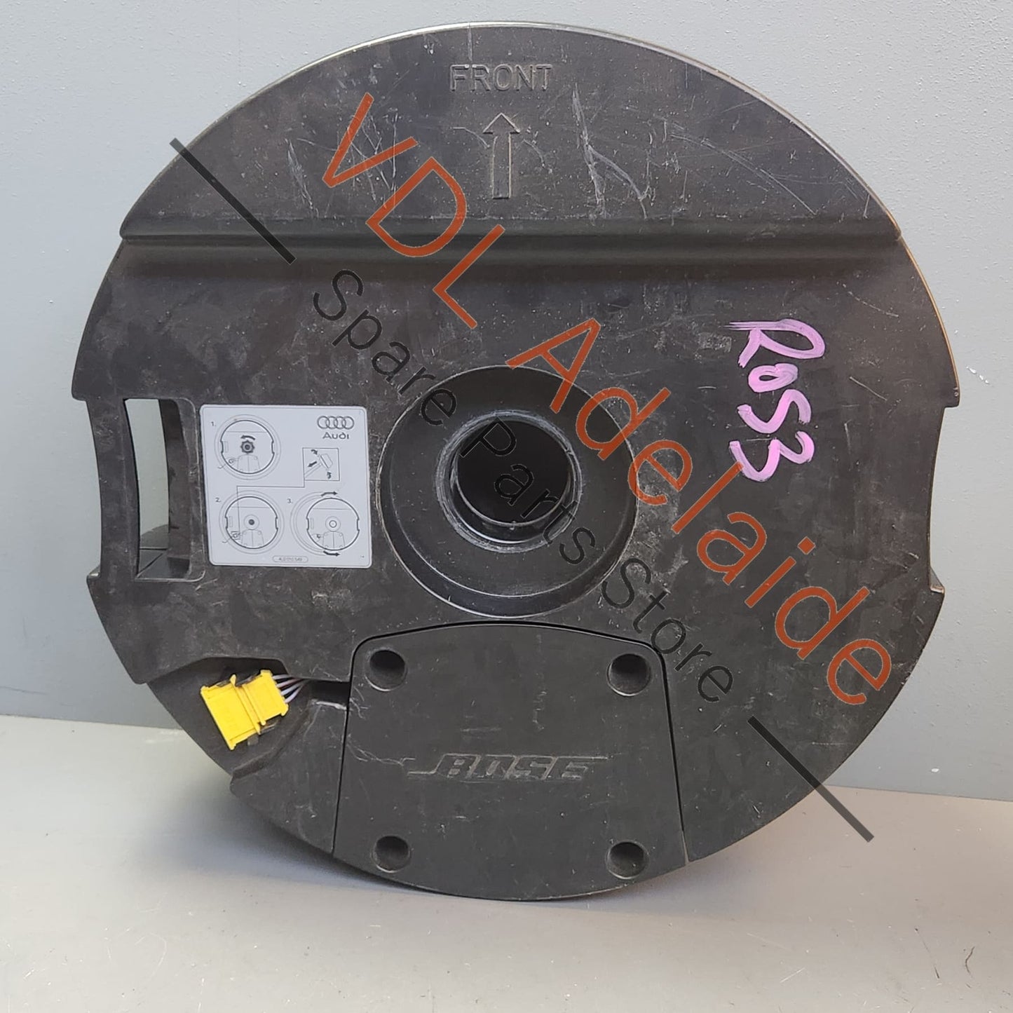 4L0035382B Audi Q7 BOSE Boot Spare Wheel Mounted Subwoofer Speaker 4L0035382B