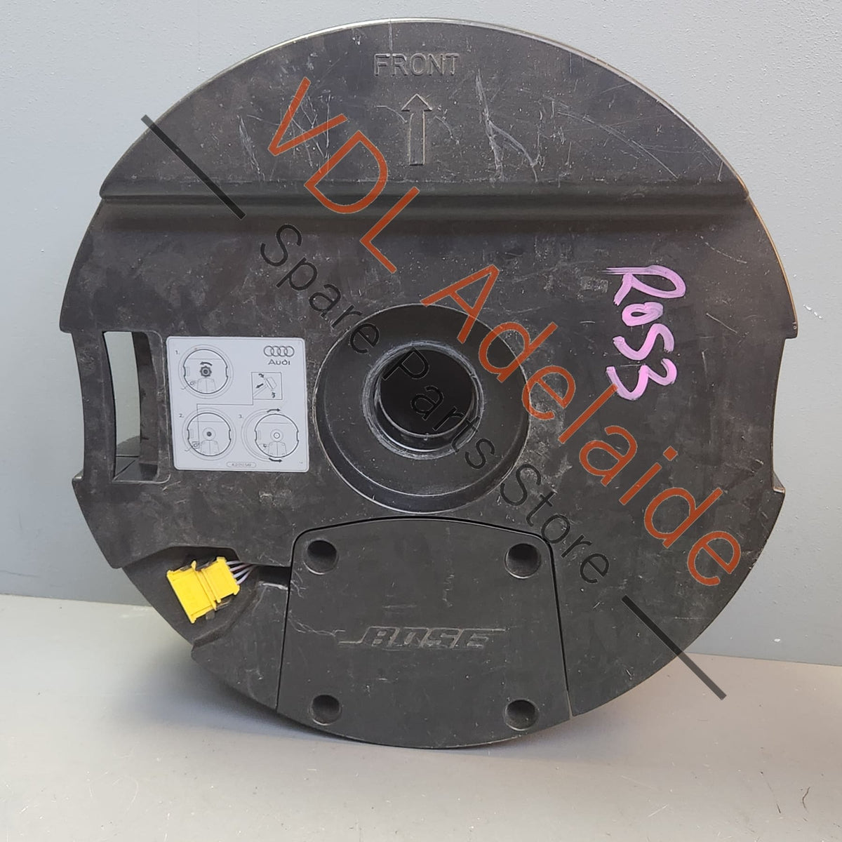 4L0035382B Audi Q7 BOSE Boot Spare Wheel Mounted Subwoofer Speaker 4L0035382B