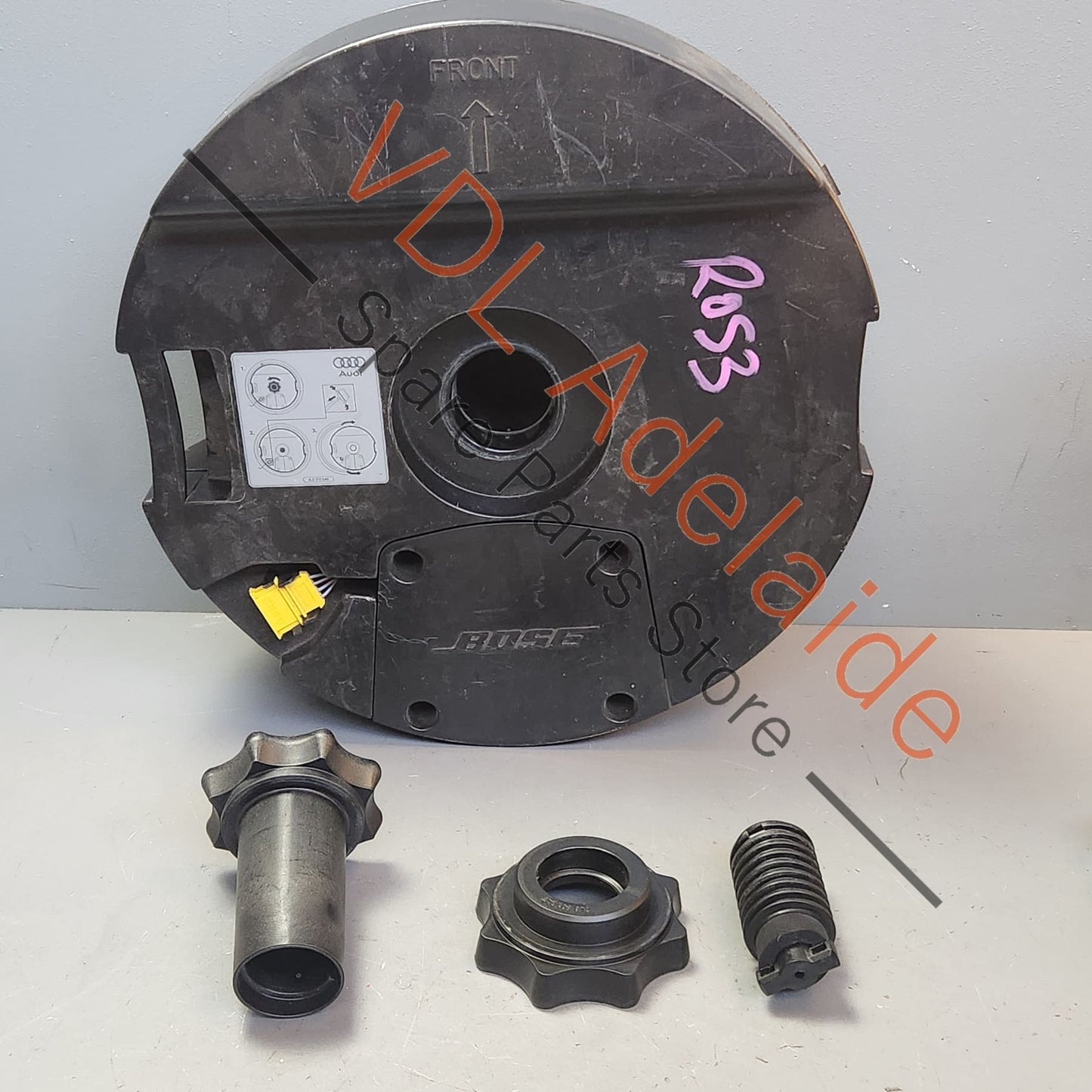4L0035382B Audi Q7 BOSE Boot Spare Wheel Mounted Subwoofer Speaker 4L0035382B