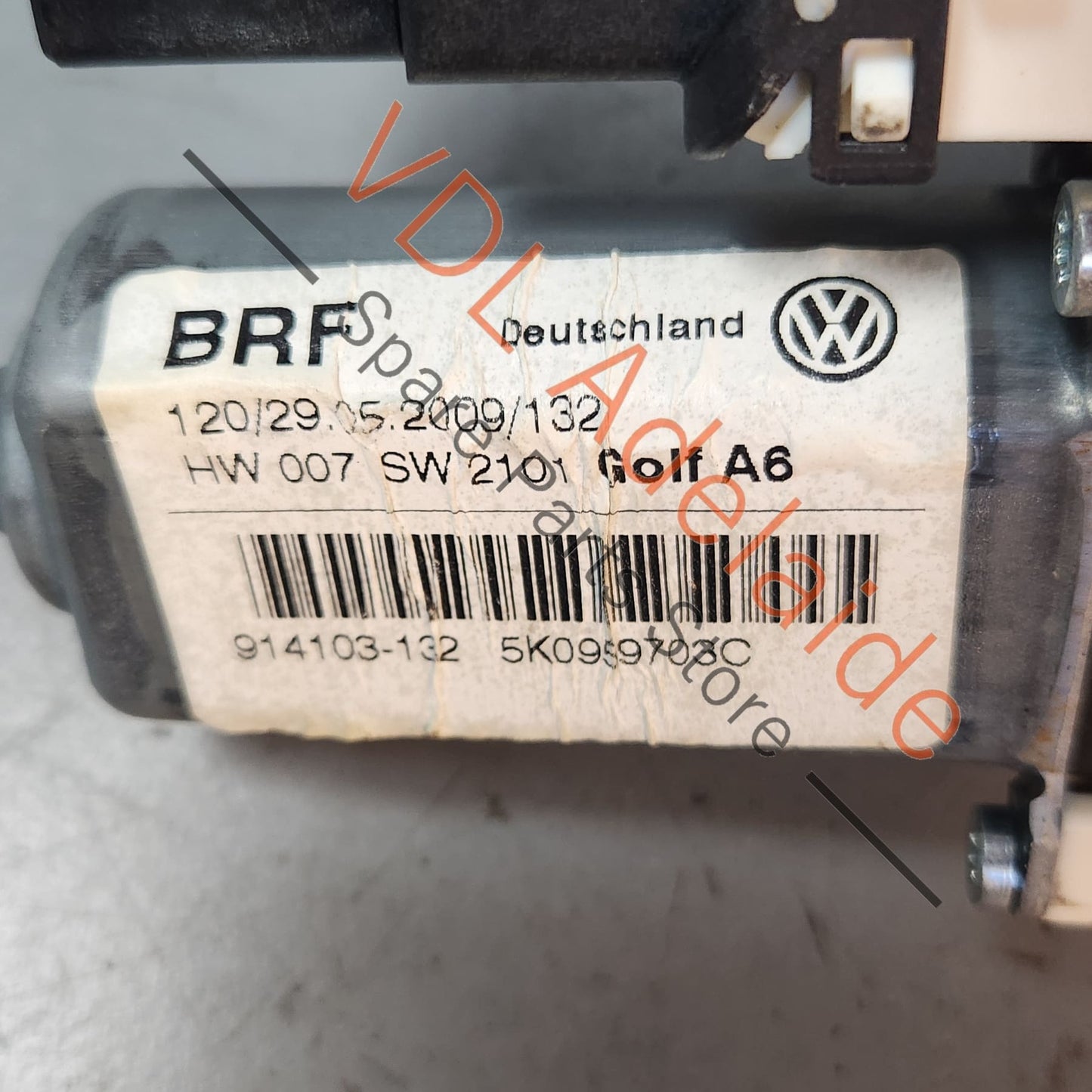 5K0959703C 5K0959703CVW2 5K0959704 VW Volkswagen Jetta Golf MK6 Rear Left Window Regulator Motor 5K0959703C 5K0959703CVW2 5K0959794