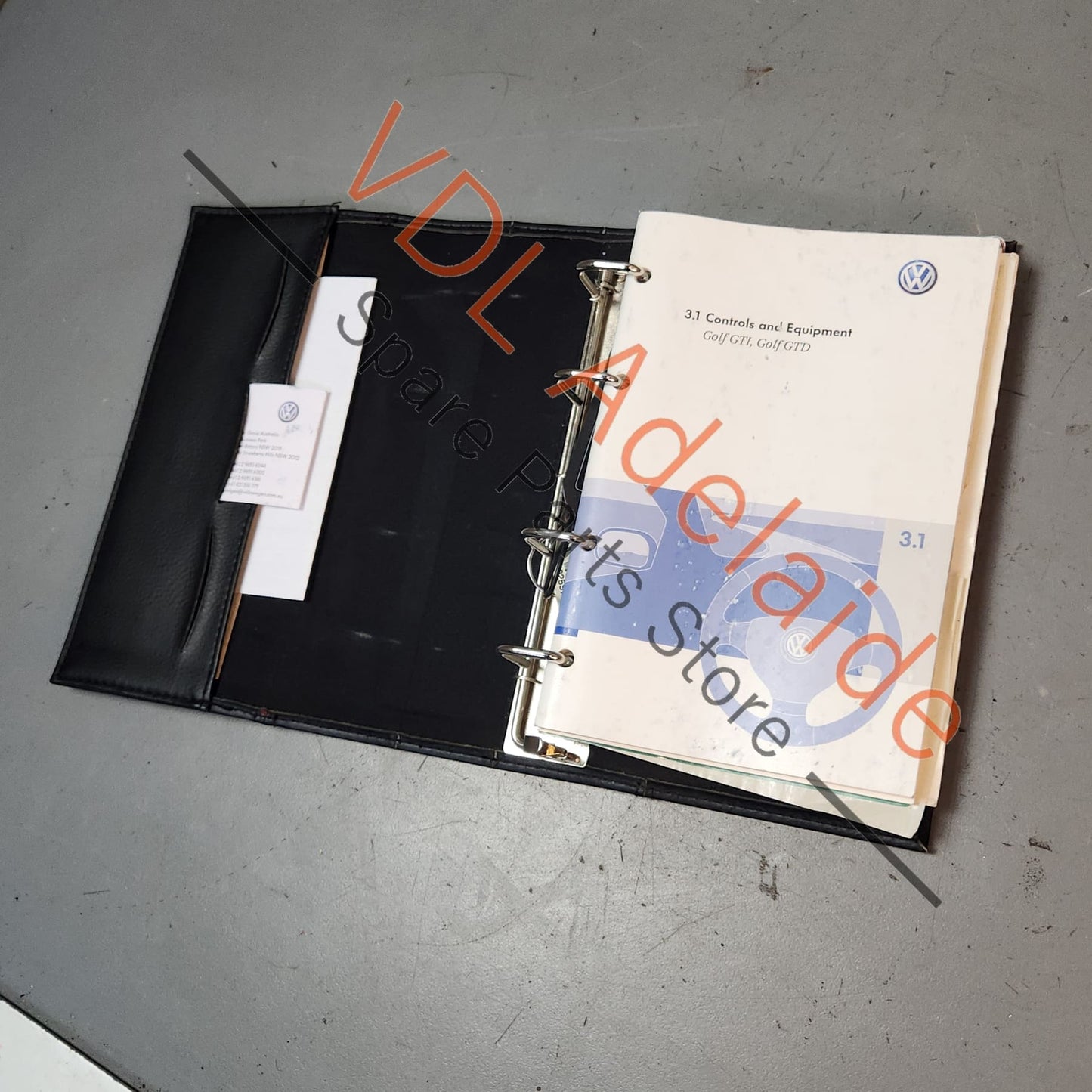 VW Golf MK6 Gti Set of Owners Books Manuals with Pouch Folder