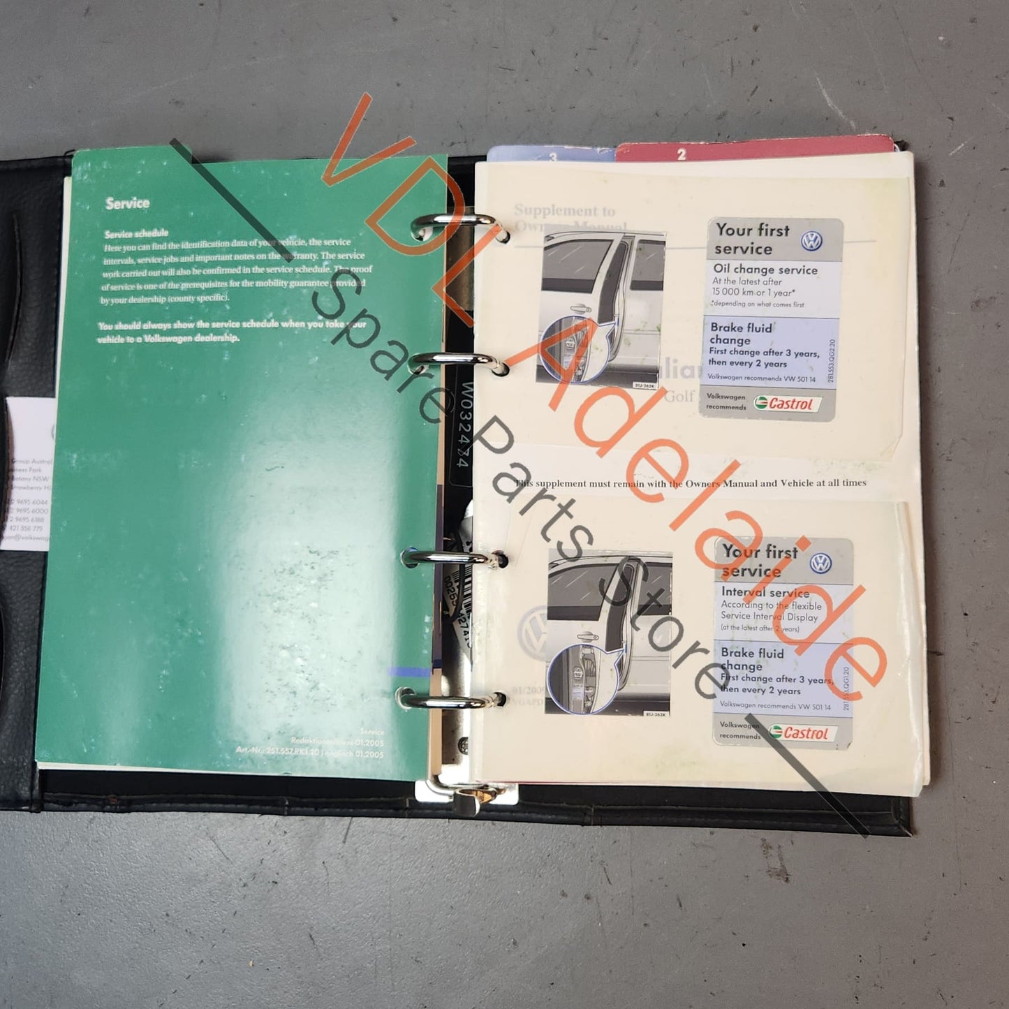 VW Golf MK6 Gti Set of Owners Books Manuals with Pouch Folder