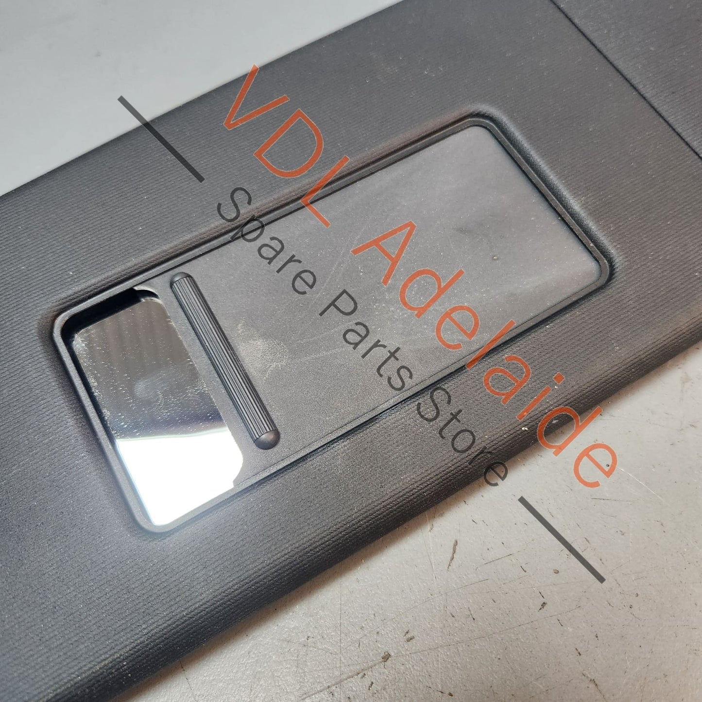 1K0857551N VW Golf MK6 Left Side Sun Visor with Vanity Mirror Black / Charcoal 1K0857551N
