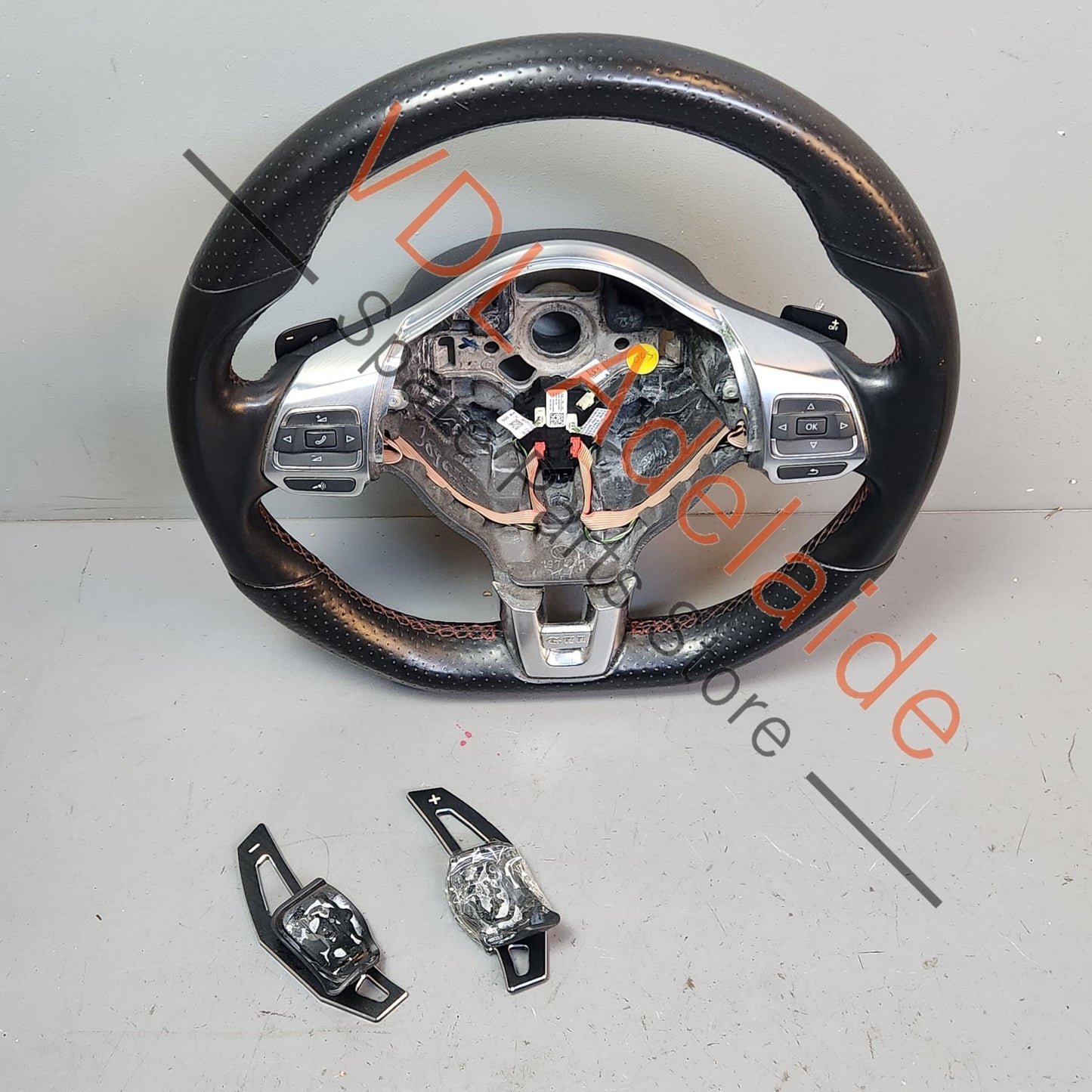 5K0419091E 5K0419091AG VW Golf MK6 Gti Leather Steering Wheel Multifunction Sports with Buttons 5K0419091E ASY