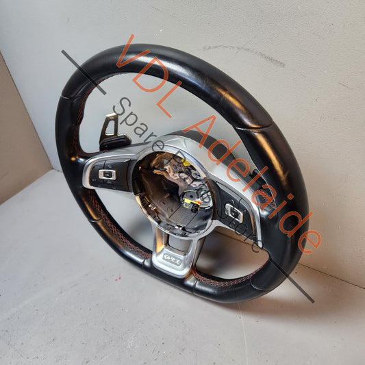 5G0419091HH 5G0419091HHAPX VW Golf MK7 7.5 Sport Flat Bottom Steering Wheel Leather 5G0419091HH APX