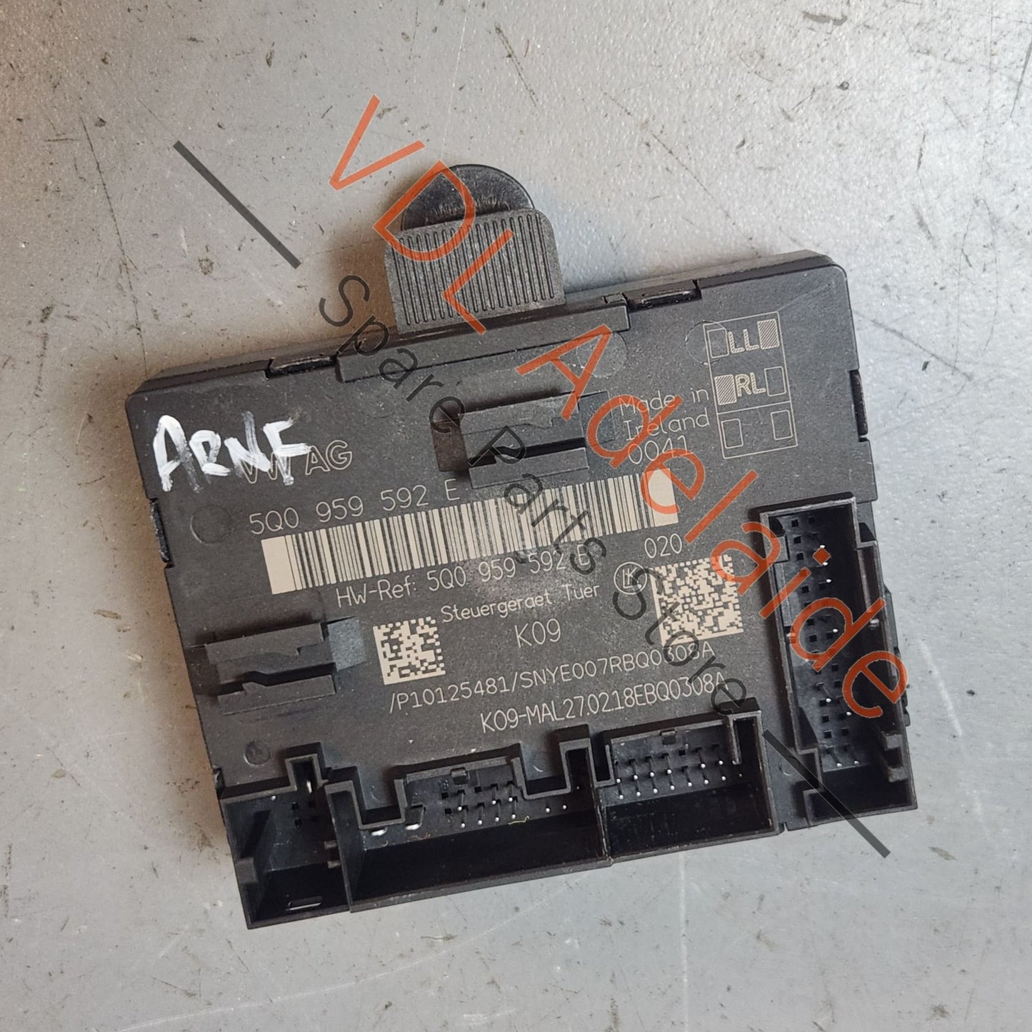 5Q0959592E 5Q0959592EZ00 VW Golf MK7 7.5 Front Passenger Door Control Unit Module 5Q0959592E
