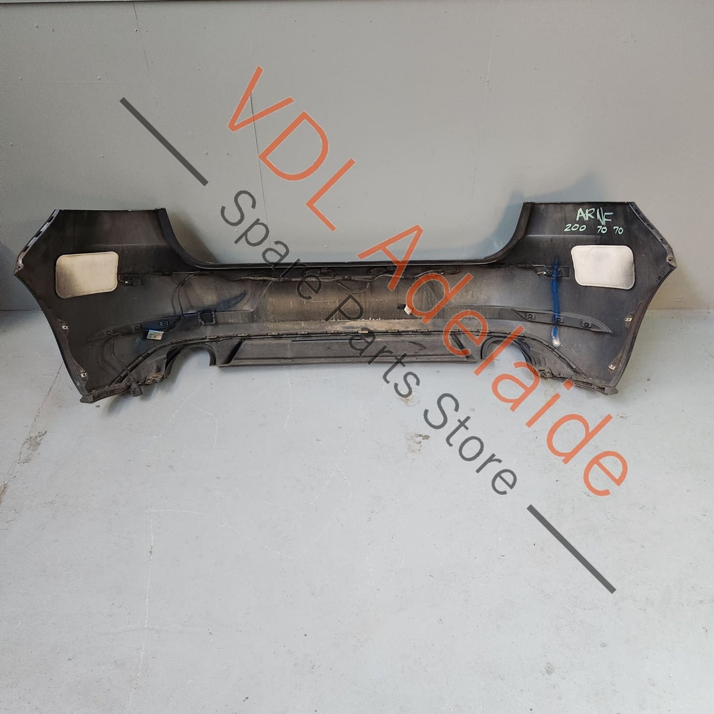 5G6807417BQGRU 5G6807568AB9B9 VW Golf Mk7.5 GTi Rear Bumper Cover & Lower Diffuser Dark Iron Blue Metallic 8P8P LD5G 5G6807417BQ GRU 5G6807568AB 9B9