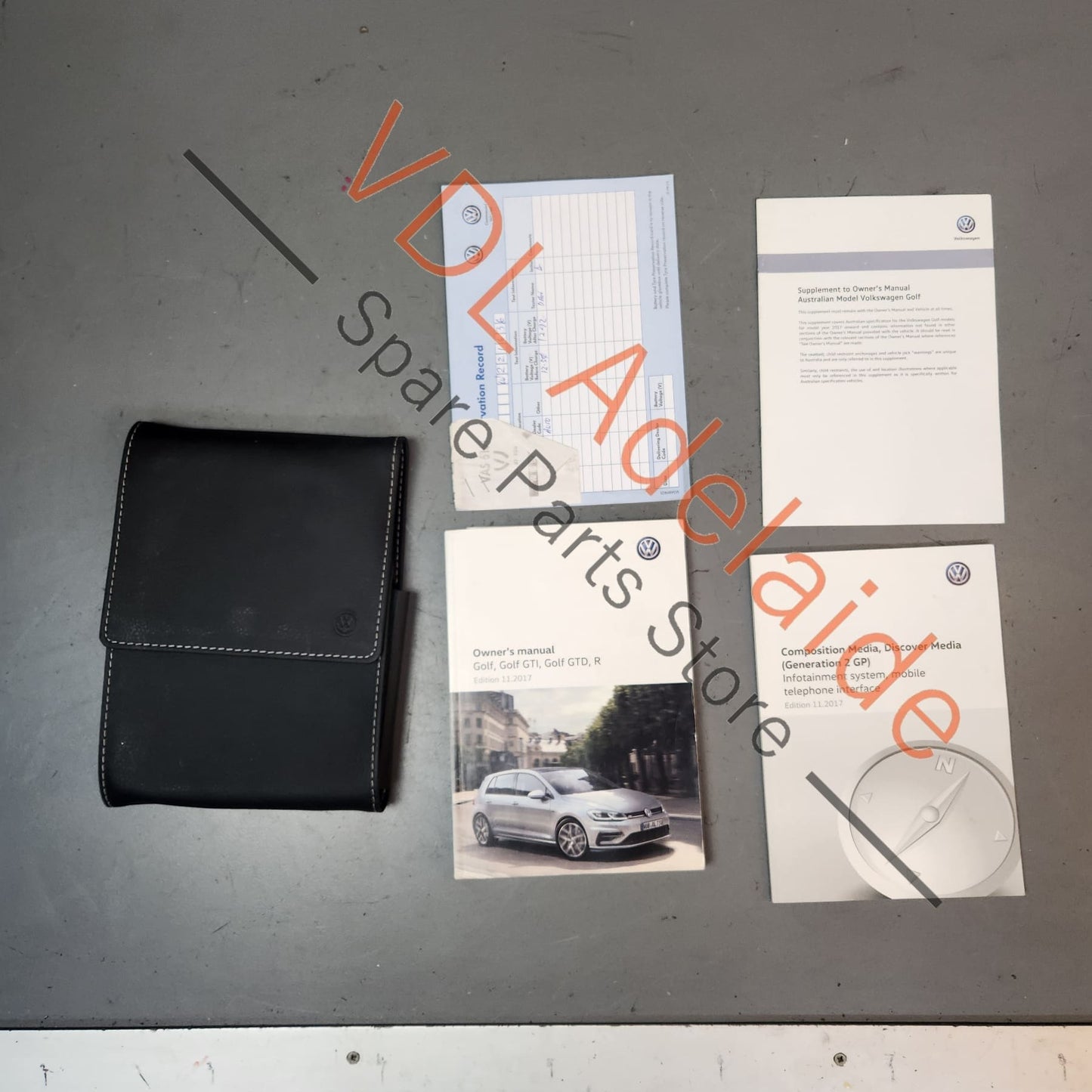 Set of Owners Manual Books for VW Golf MK7 7.5