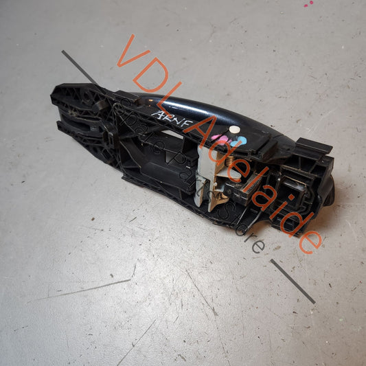 5G0837205NGRU 5N0839885H VW Golf MK7 7.5 Left Side Exterior Door Handle and Mounting Bar 5G0837205N GRU 5N0839885H Dark Iron Blue Metallic 8P8P LD5G