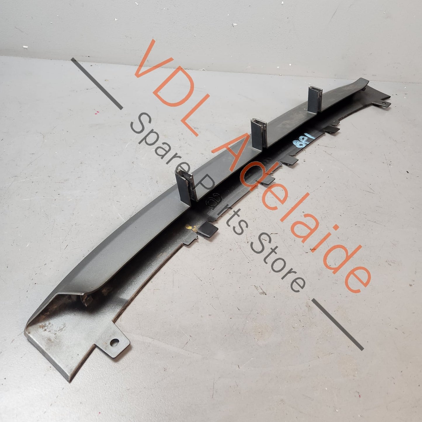 8P0807110E1RR Genuine Audi S3 8P Front Bumper Lower Middle Spoiler Satin Silver 8P0807110E 1RR