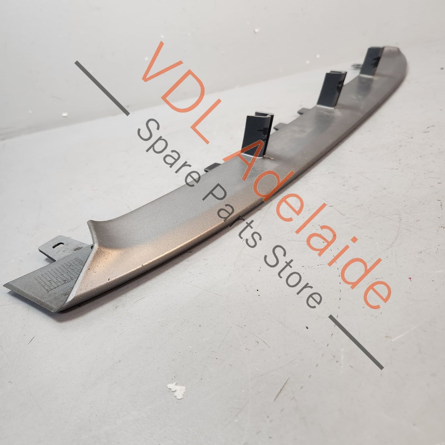 8P0807110E1RR Genuine Audi S3 8P Front Bumper Lower Middle Spoiler Satin Silver 8P0807110E 1RR