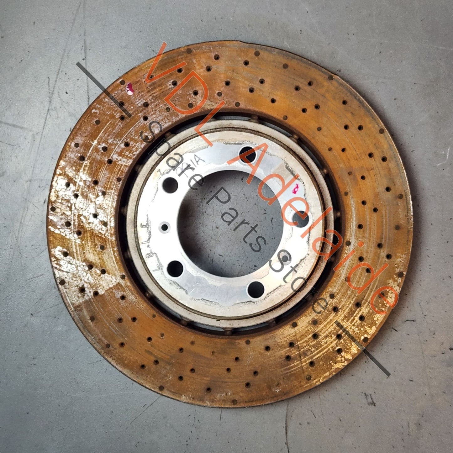 9P1615301 Porsche 991 981 Left Front Disc Brake Rotor 330mm x 34mm 9P1615301