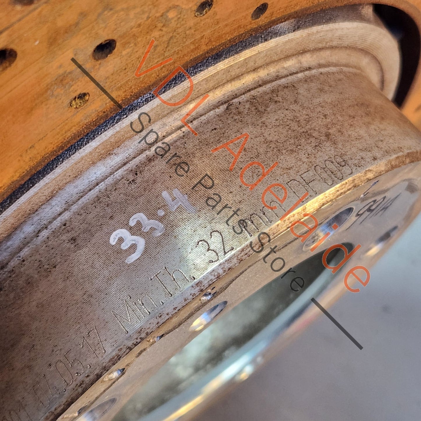 9P1615301 Porsche 991 981 Left Front Disc Brake Rotor 330mm x 34mm 9P1615301