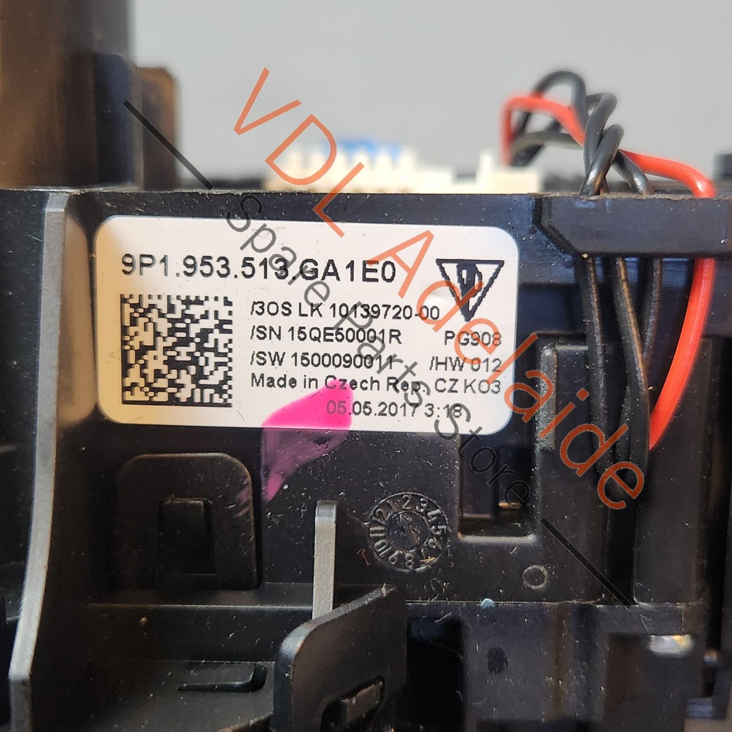 9A795356811 970613069501 7PP953568CQ Porsche 911 991.2 Steering Squib Column Combination Switch for Wipers Indicators Cruise 97061306950 1E0 9A795356810 9A795356811