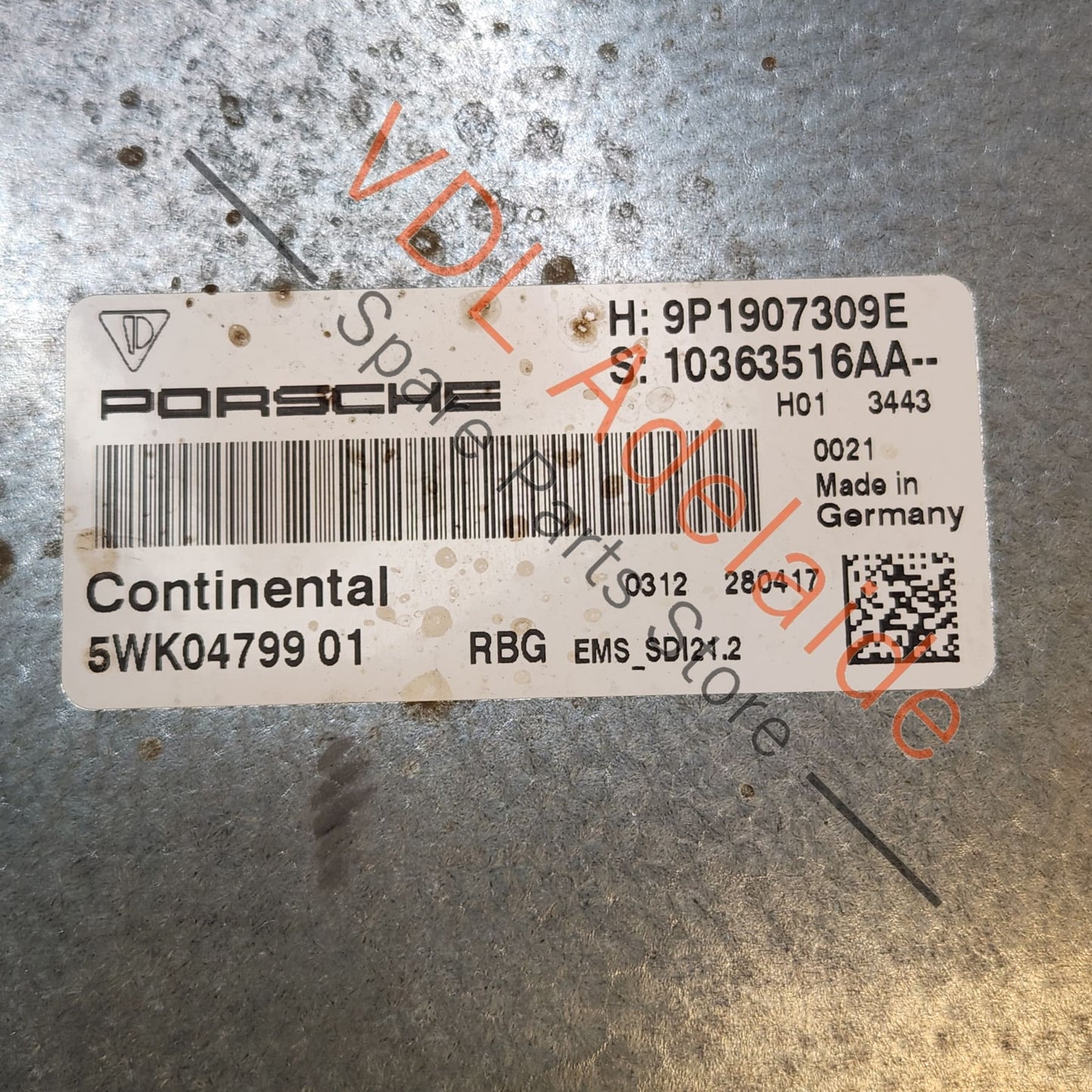 9P1907309B 9P1907309F Porsche 911 991.2 GTS 3.0 T DME Engine Control Module ECU 9P1907309B 309kw