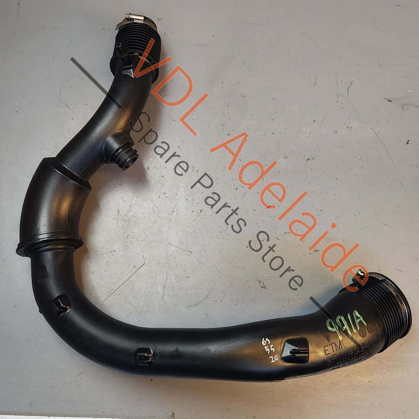 9P1145941B Porsche 911 Intercooler Pressure Pipe Left Side LHS 9P1145941B