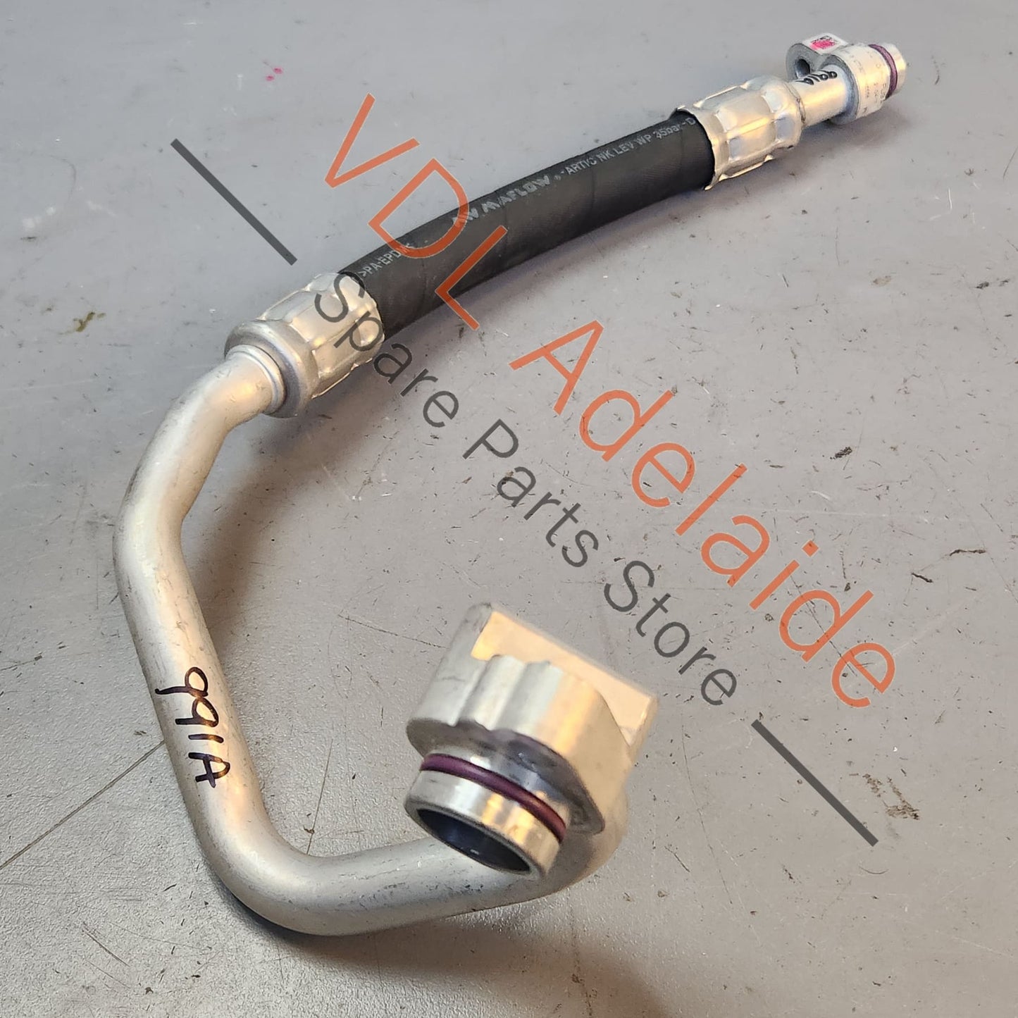 9A257306900 Porsche 911 AC Compressor Hose Suction Line Pipe 9A257306900