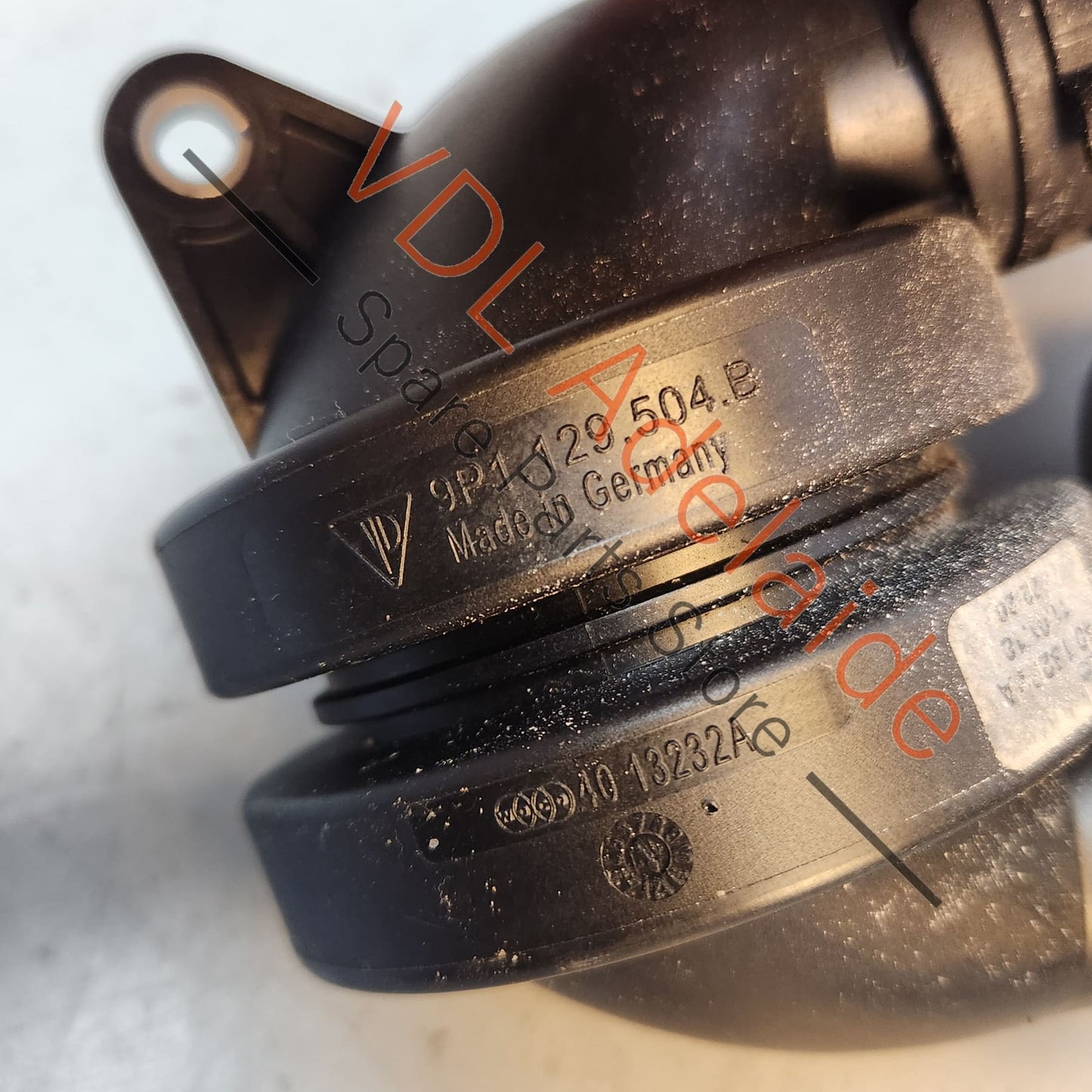 9P1129504B Porsche 911 Left Side Engine Air Pipe with Diaphram
